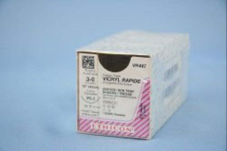 J & J Healthcare Systems VR497 - Coated Vicryl™ Rapide Suture with Needle - 12/Dozen, 12/Box