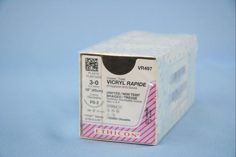 J & J Healthcare Systems - VR497 Coated Vicryl™ Rapide Suture with Needle