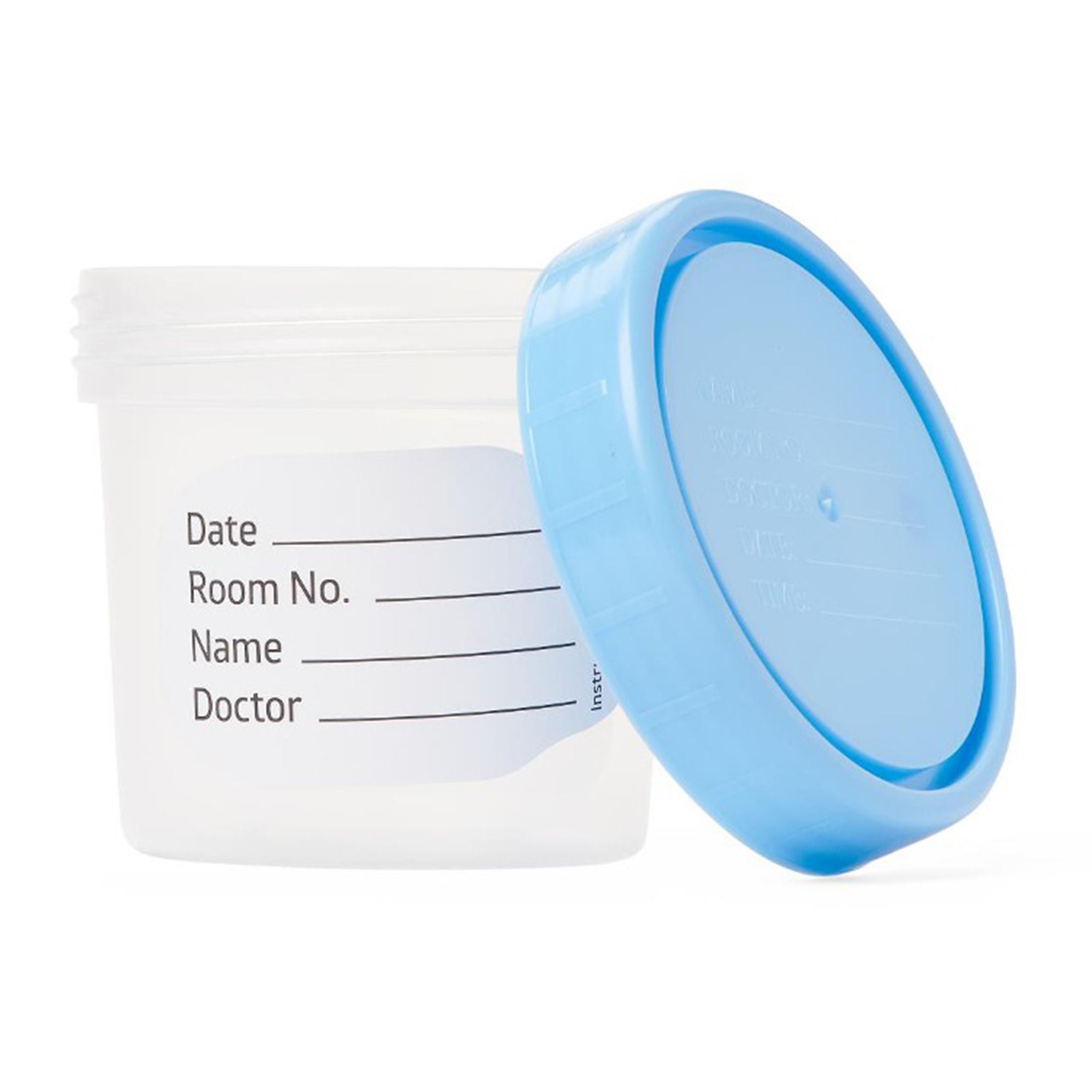 Medline - DYND30330 Specimen Container 120 mL (4 oz.) Screw Cap Poly Bagged Sterile / Sterile Fluid Path
