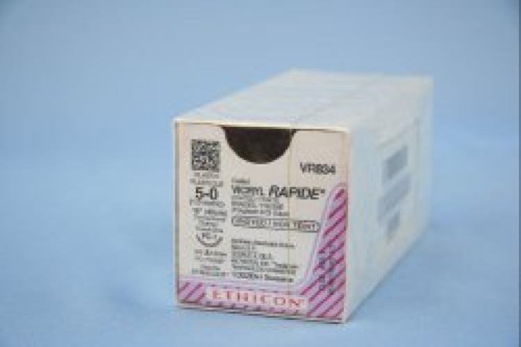 J & J Healthcare Systems VR834 - Coated Vicryl™ Rapide Suture with Needle - 12/Dozen, 12/Box