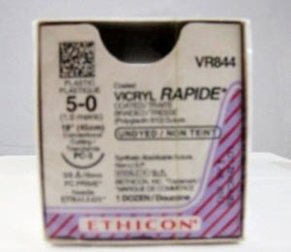 J & J Healthcare Systems - VR844 Coated Vicryl™ Rapide Suture with Needle