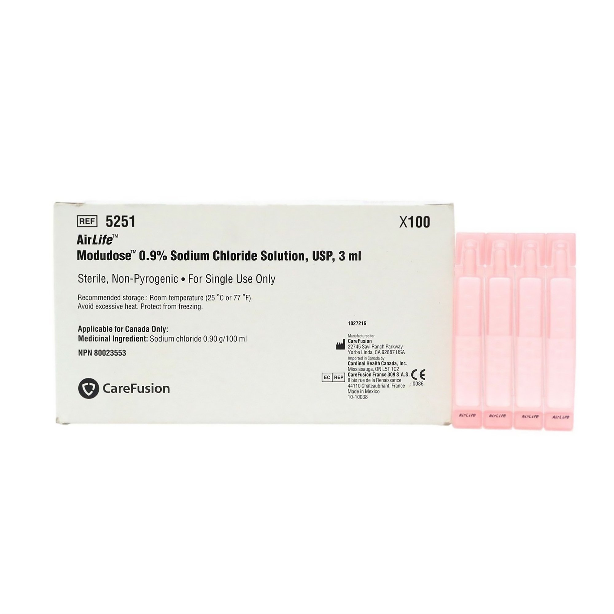 Sun Med - 5251 AirLife™ Modudose™ 0.9% Sodium Chloride Respiratory Therapy Solution