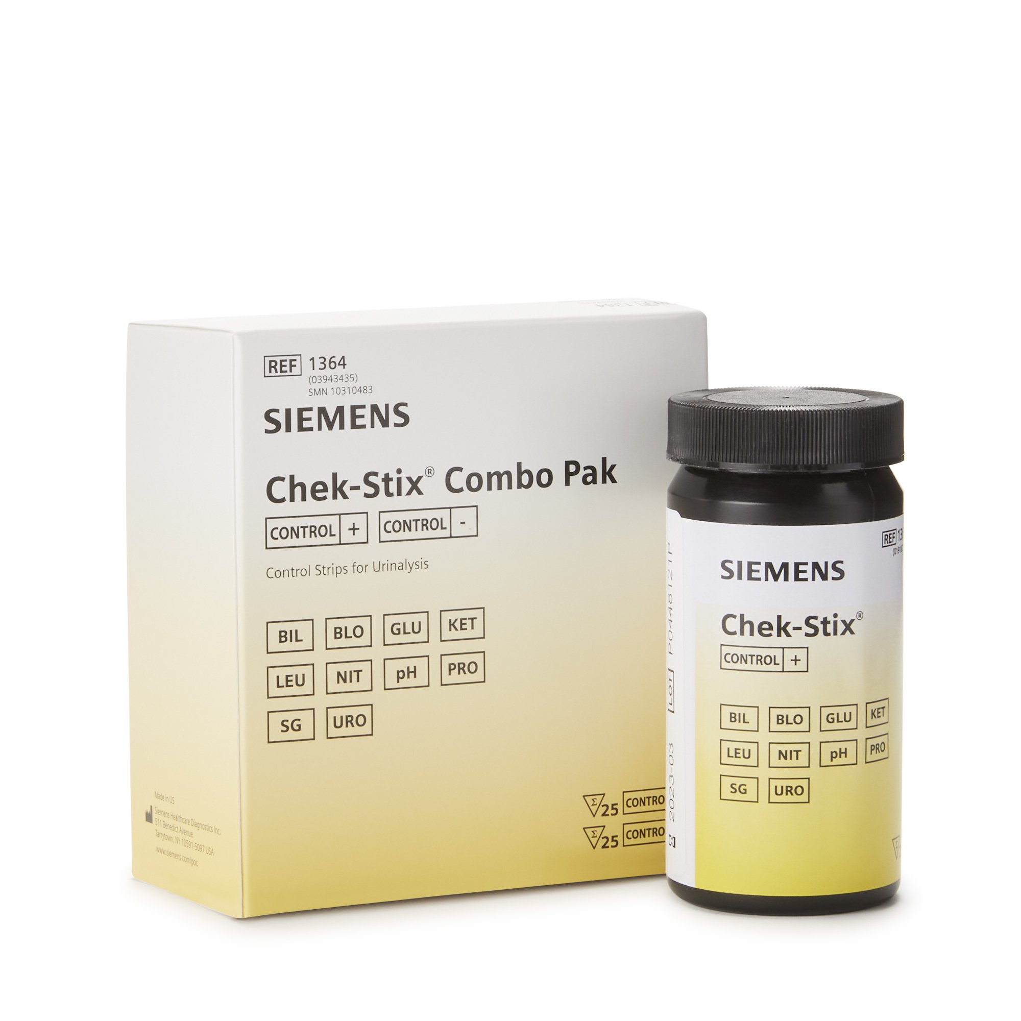 Siemens 10310483 - Chek-Stix™ Control Set for Siemens Reagent Strips and Tablets for Urinalysis - 1/Pack, 6/Case