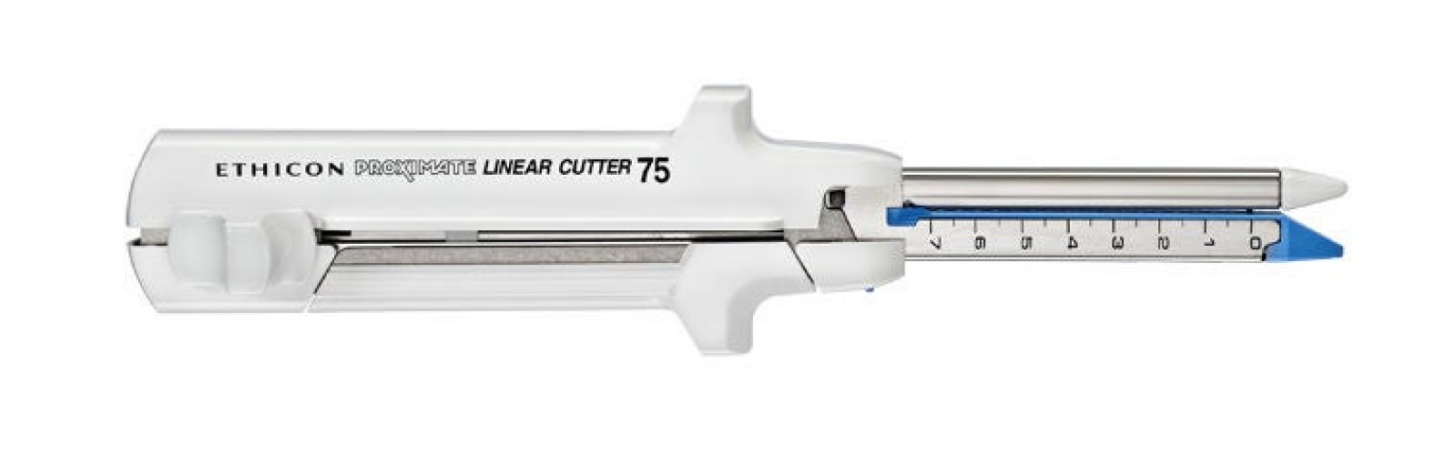 J & J Healthcare Systems - TVC55 Linear Cutter Proximate® Squeeze Handle Titanium Staples Vascular / Thin Staples 55 mm Staples White Staple Loading Unit 56 Staples