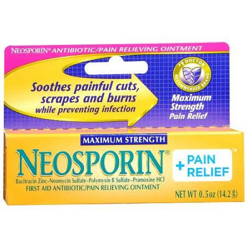 J & J Sales 00501371205 - Neosporin® + Pain Relief Cream, 0.5 oz. Tube - 1/Each