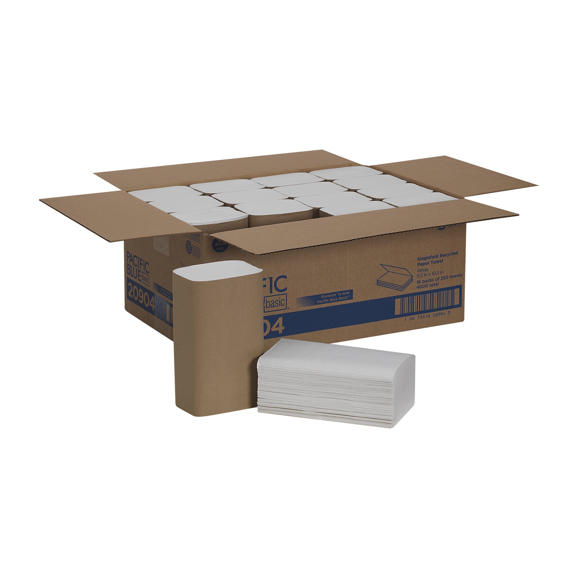 Georgia-Pacific Consumer Products LP - 20904 Pacific Blue Basic™ Single-Fold Paper Towel