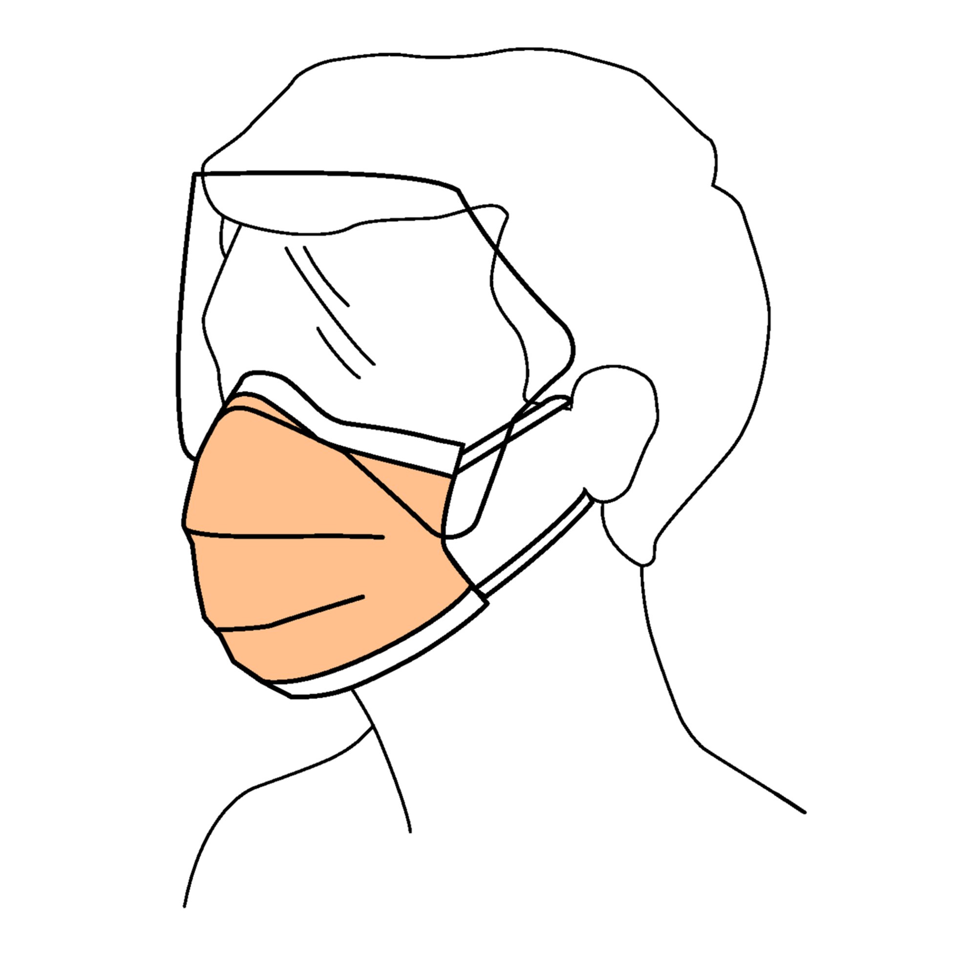 FluidShield Procedure Mask with Eye Shield 47147 by O&M Halyard