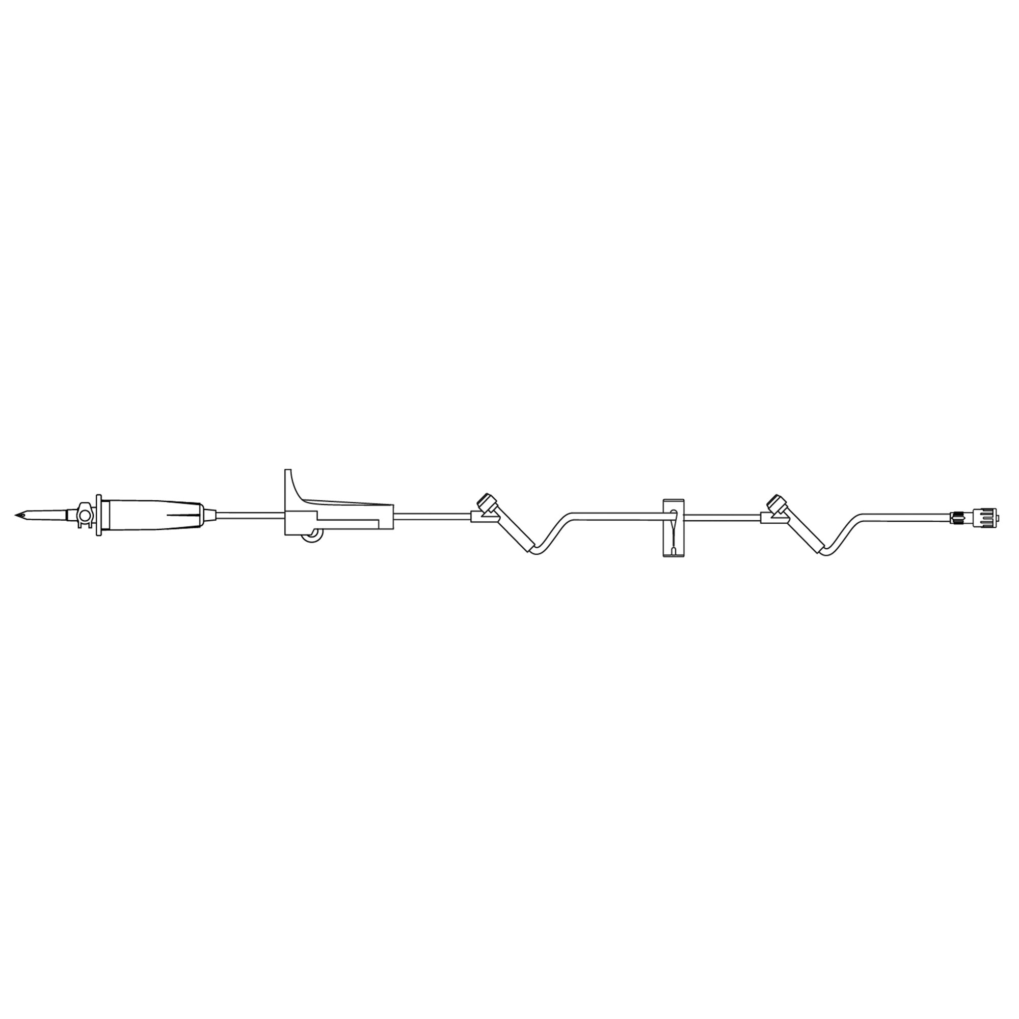 B. Braun - NF1150 B. Braun Gravity Administration Set with SafeLine® Injection Sites