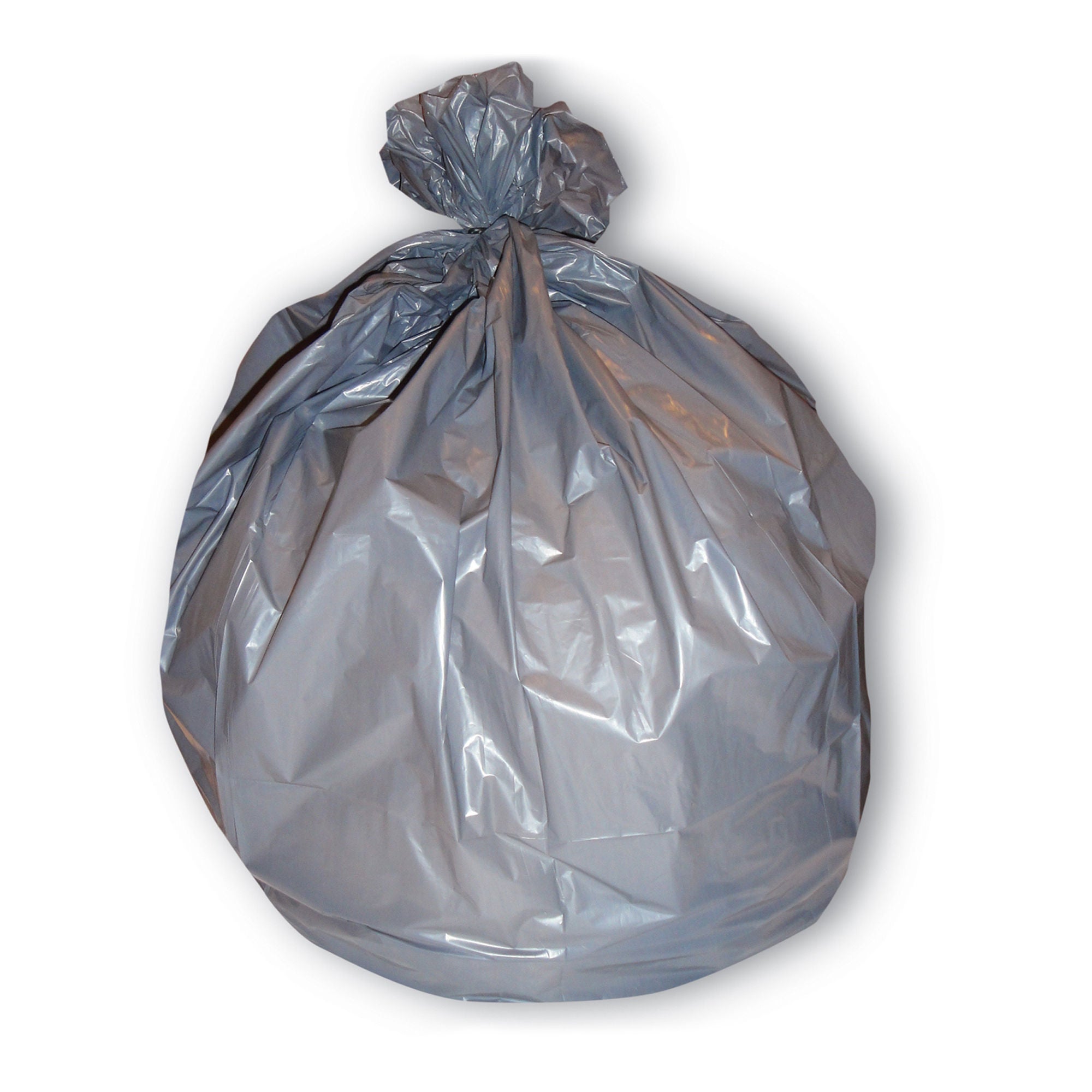 Saalfeld Redistribution - H8647SG Trash Bag Heritage™ 56 gal. 1.1 mil 43 X 47 Inch Gray Super Heavy Duty Star Seal Bottom Flat Pack