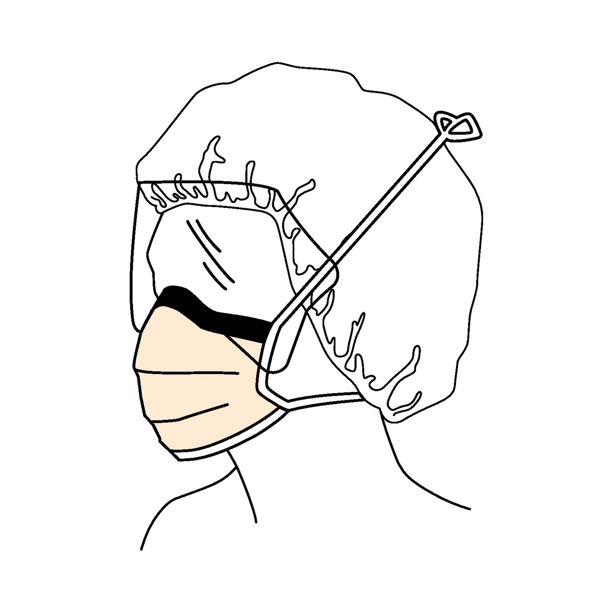 O&M Halyard Inc - 48247 FluidShield® Surgical Mask with Eye Shield