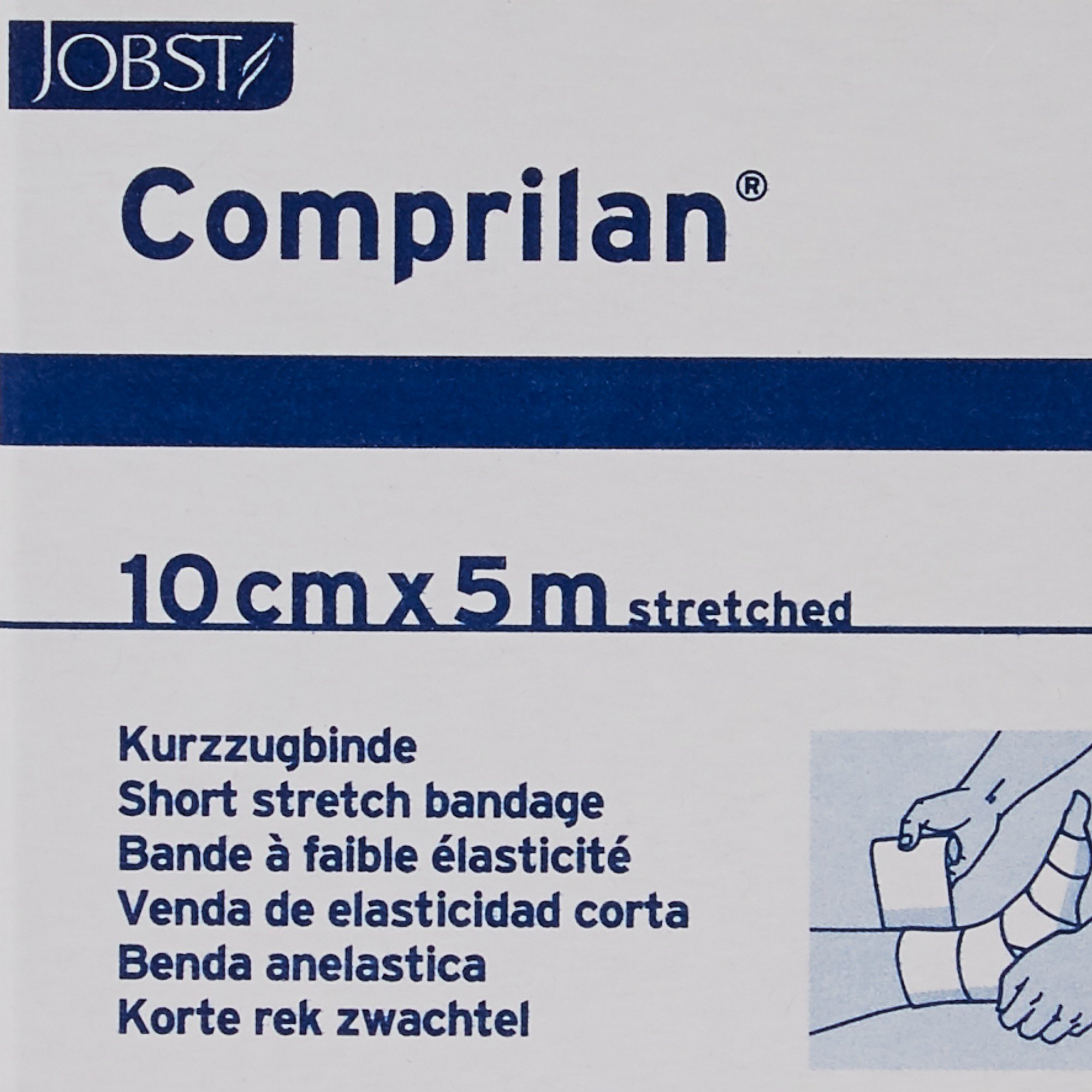 BSN Medical 01028000 - Comprilan® Clip Detached Closure Compression Bandage, 4 Inch x 5-1/2 Yard - 1/Box, 20/Case