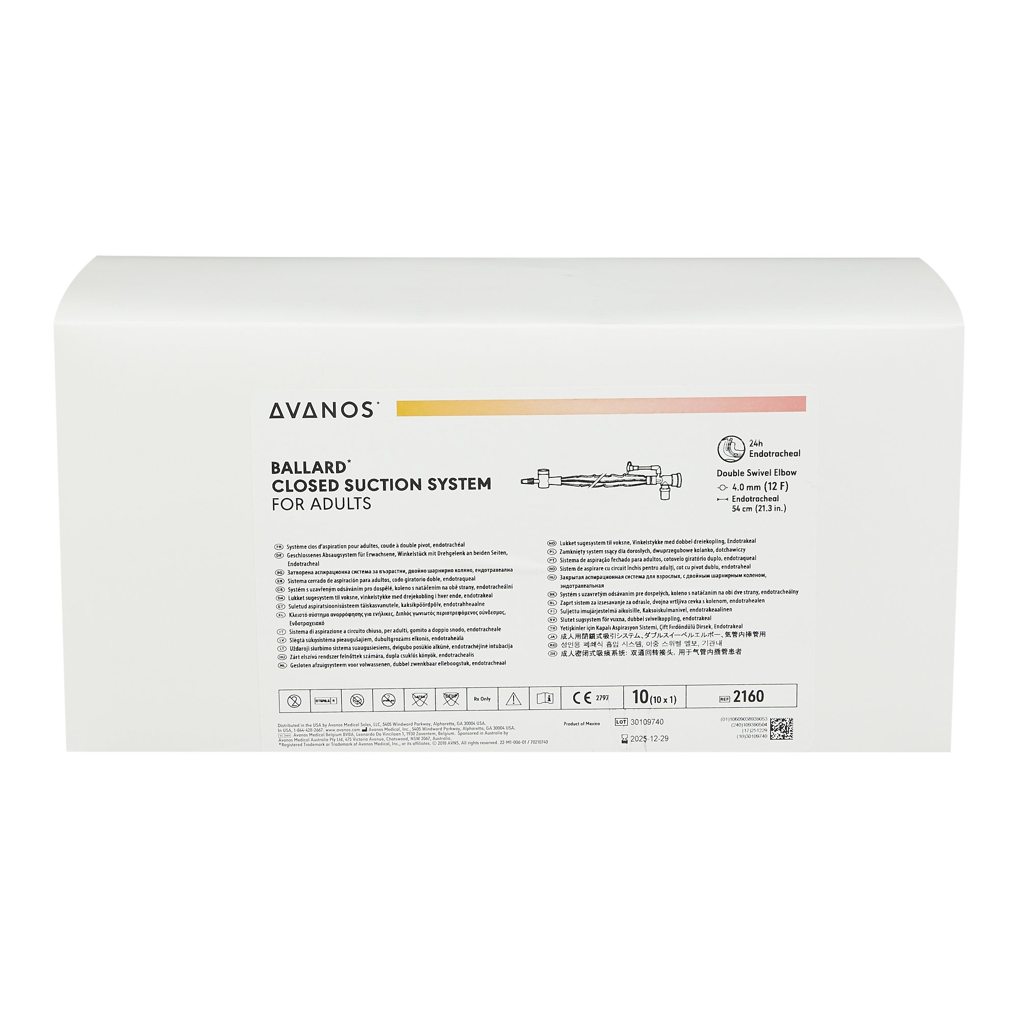 Sun Med - 2160 Trach Care Endotracheal Tube