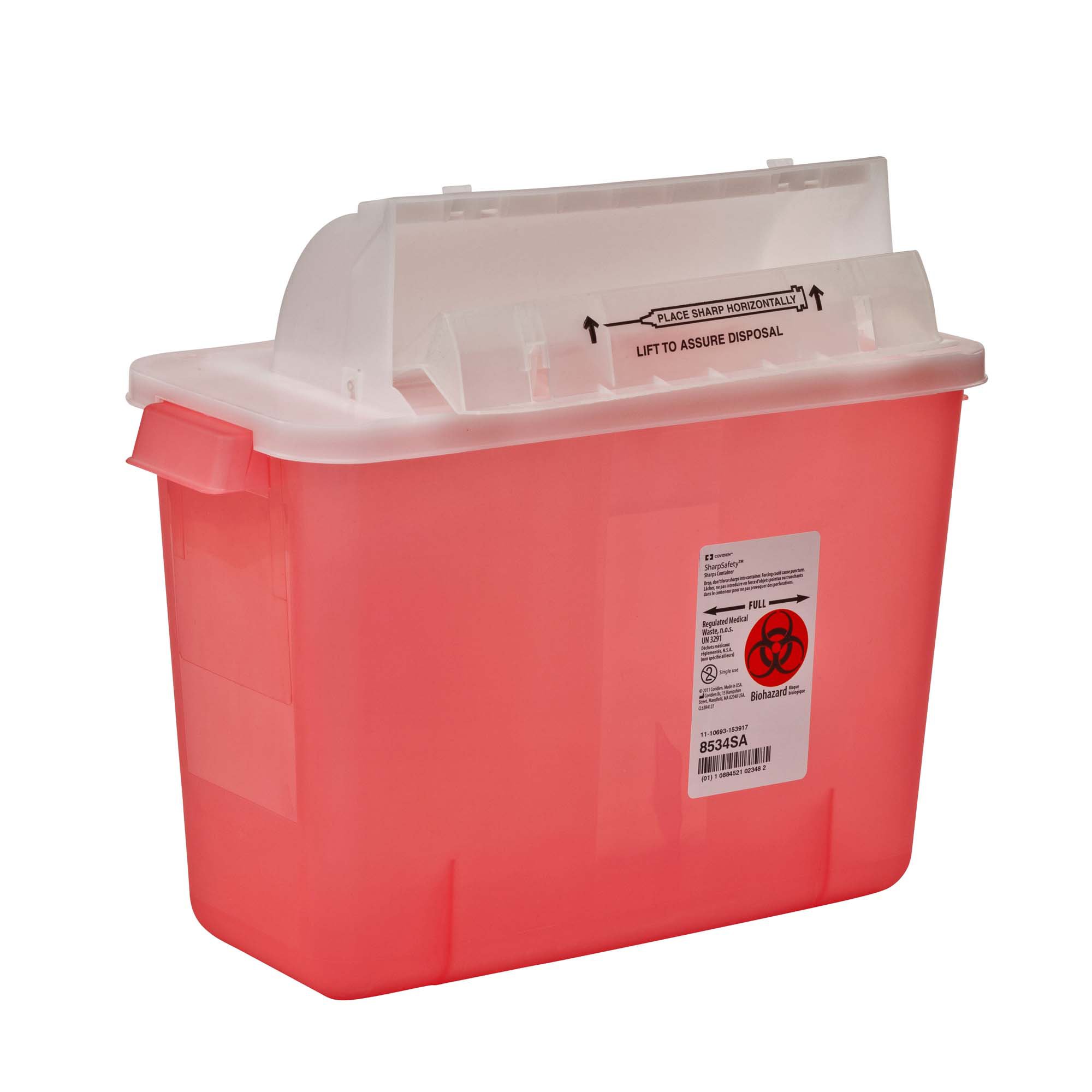 Cardinal - 8534SA SharpStar™ In-Room™ Multipurpose Sharps Container