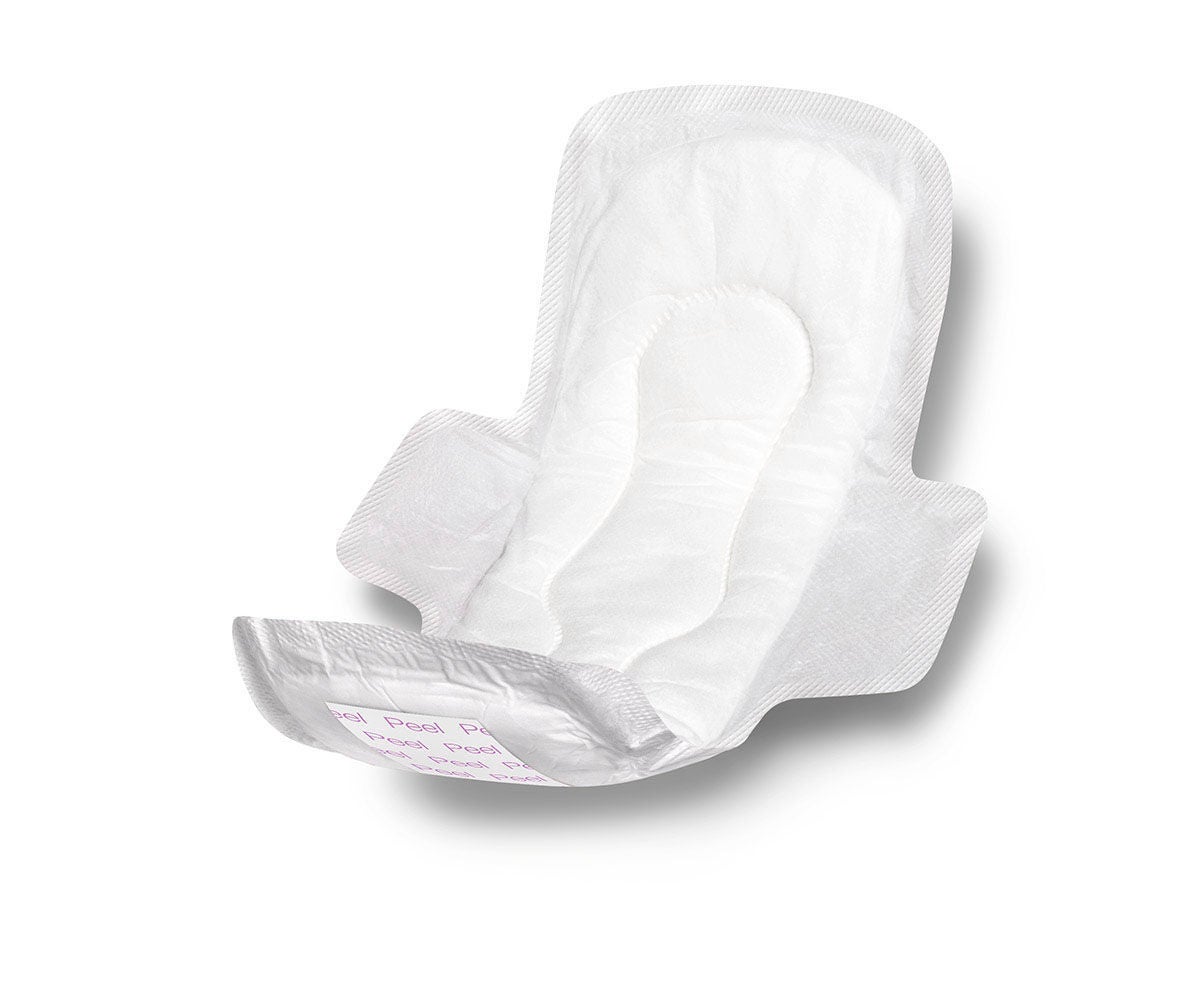 Medline - NON241289 OB / Maternity Pad Maxi with Wings Heavy Absorbency