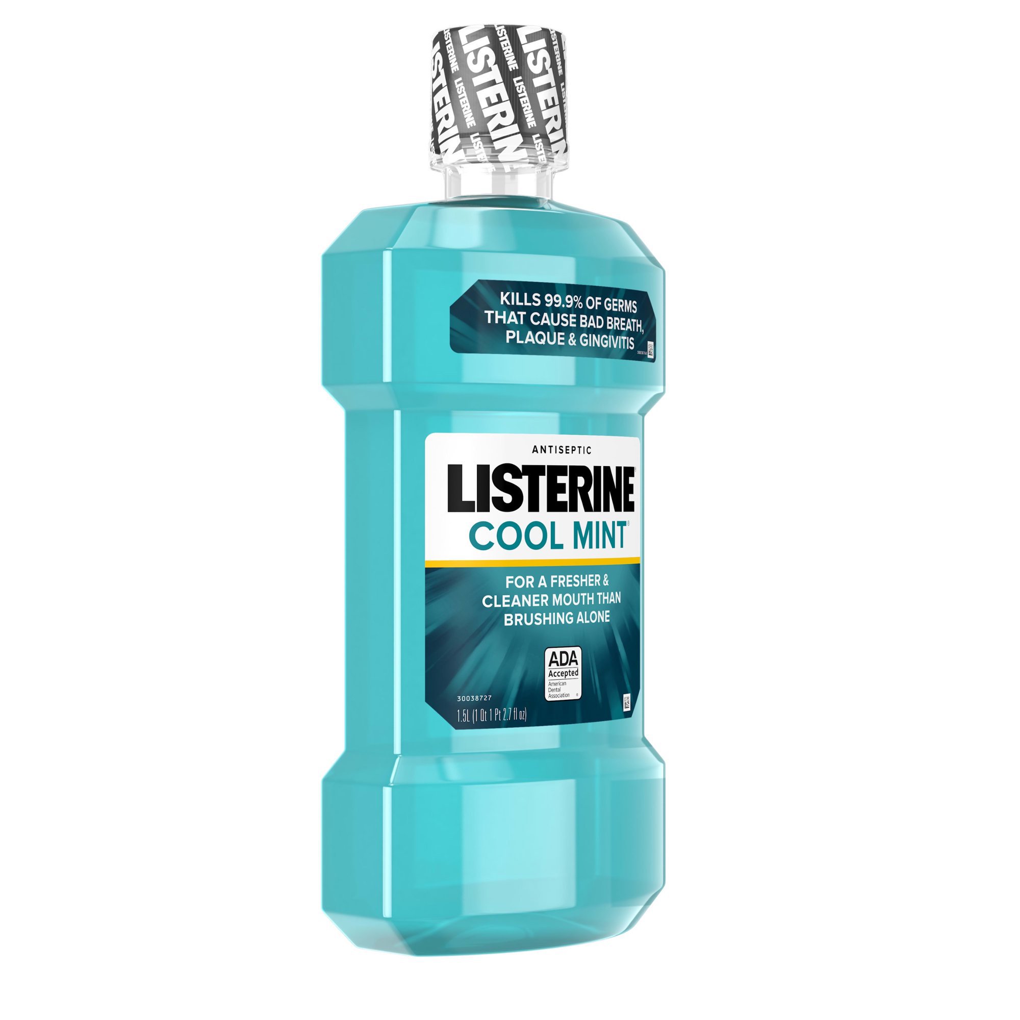 Kenvue Brands LLC 524275500 - Listerine® Cool Mint Antiseptic Mouthwash, 1.5 Liter - 1/Each, 6/Case