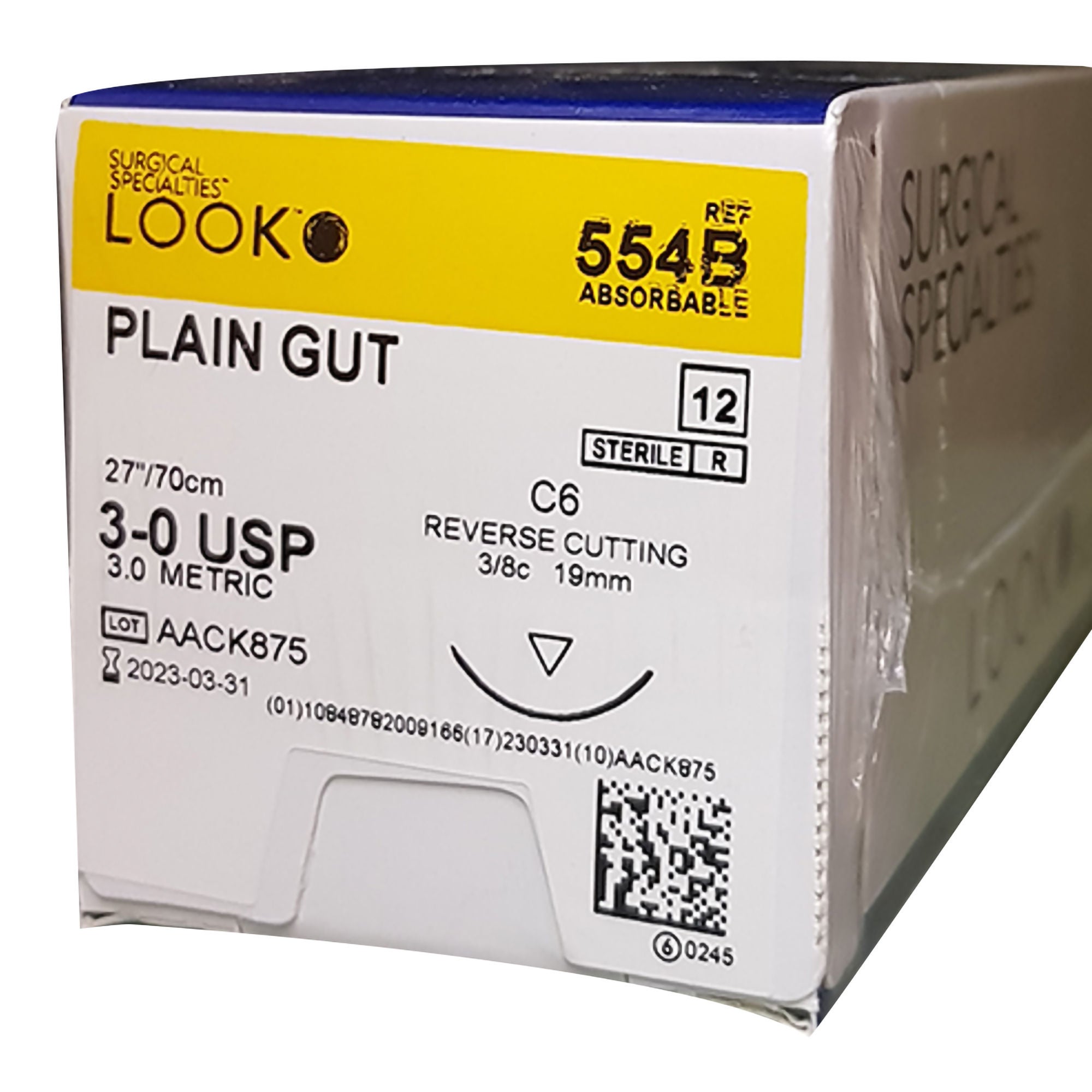 Surgical Specialties - 554B LOOK® Suture with Needle
