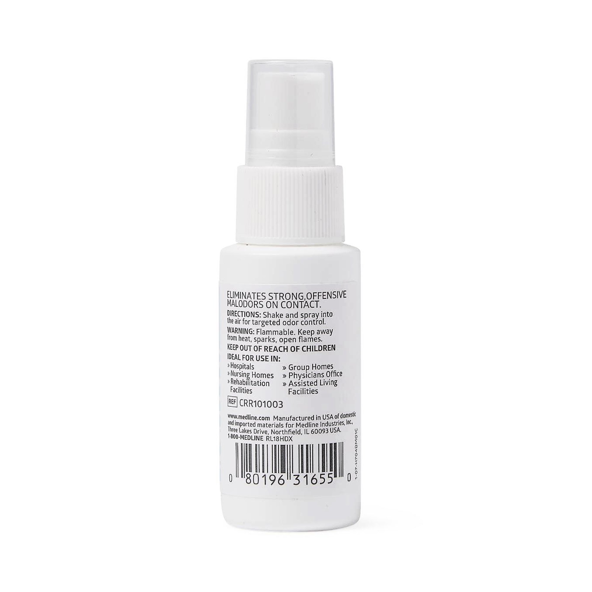 Medline CRR101003 - Medline Simply Fresh Air Freshener, Unscented, 1 oz. - 1/Each, 48/Case