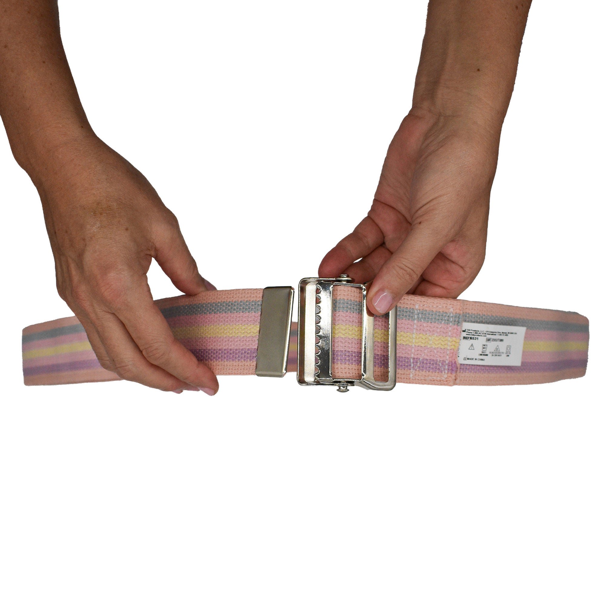 Tidi Products - 6531L Posey® Pastel Gait Belt with Nickel Buckle, 70-Inch Length