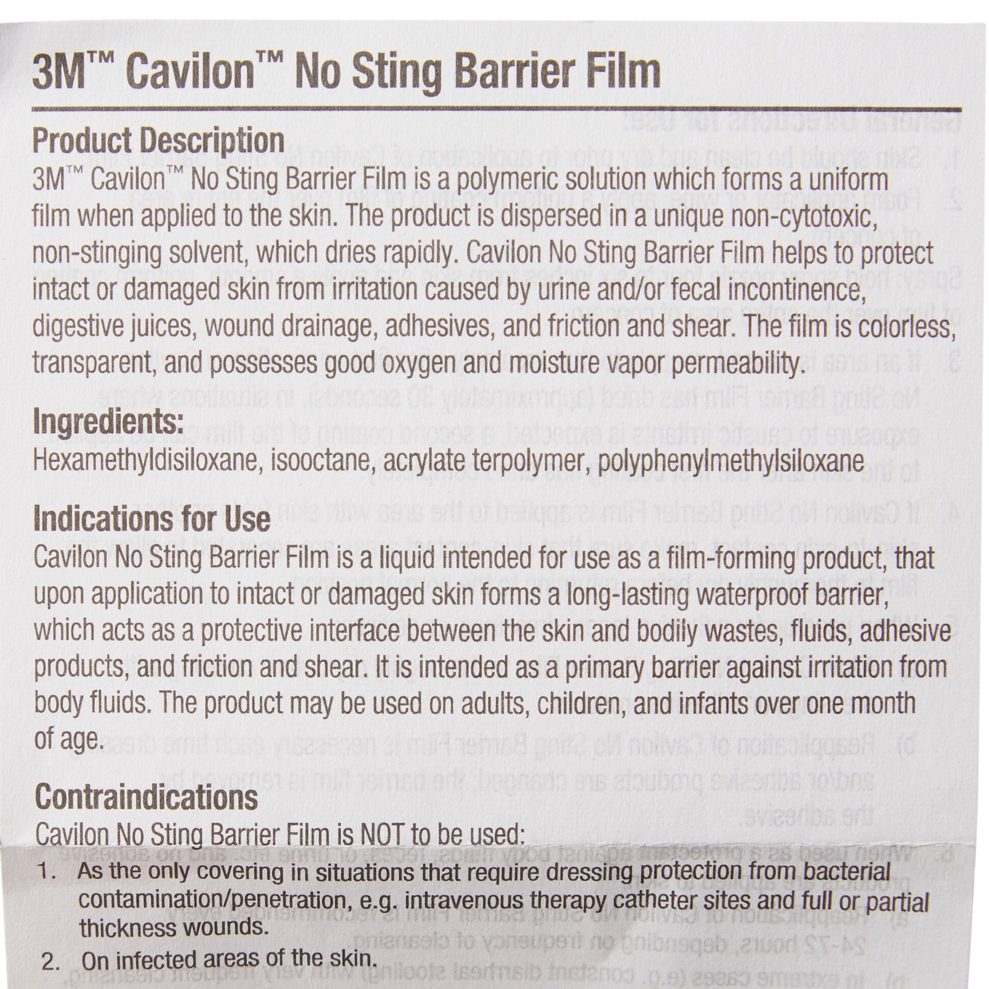 Solventum Corporation - 3345 3M™ Cavilon™ No Sting Skin Barrier Applicator