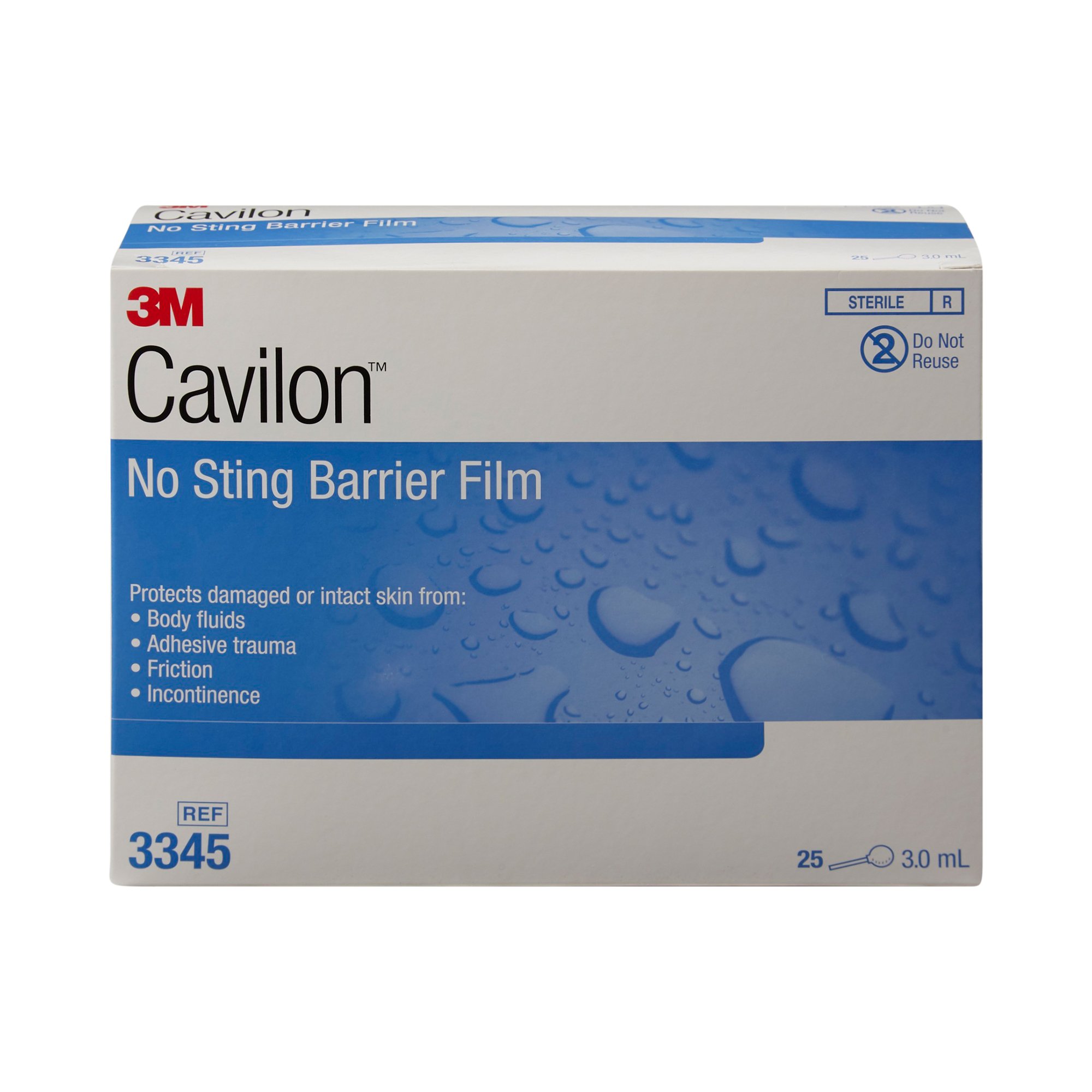 Solventum Corporation 3345 - 3M™ Cavilon™ No Sting Skin Barrier Applicator, 3-mL Individual Packets - 1/Each, 25/Box, 100/Case