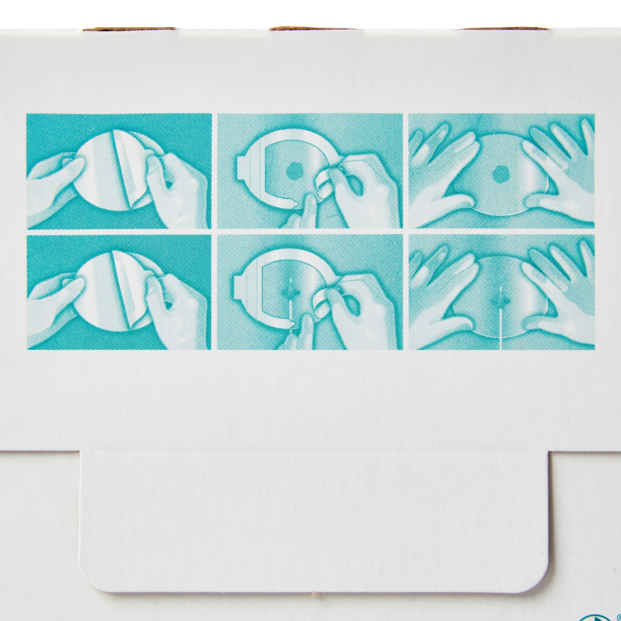 Solventum Corporation - 1630 Transparent Film Dressing 3M™ Tegaderm™ 4 X 4-1/2 Inch Frame Style Delivery Oval Sterile