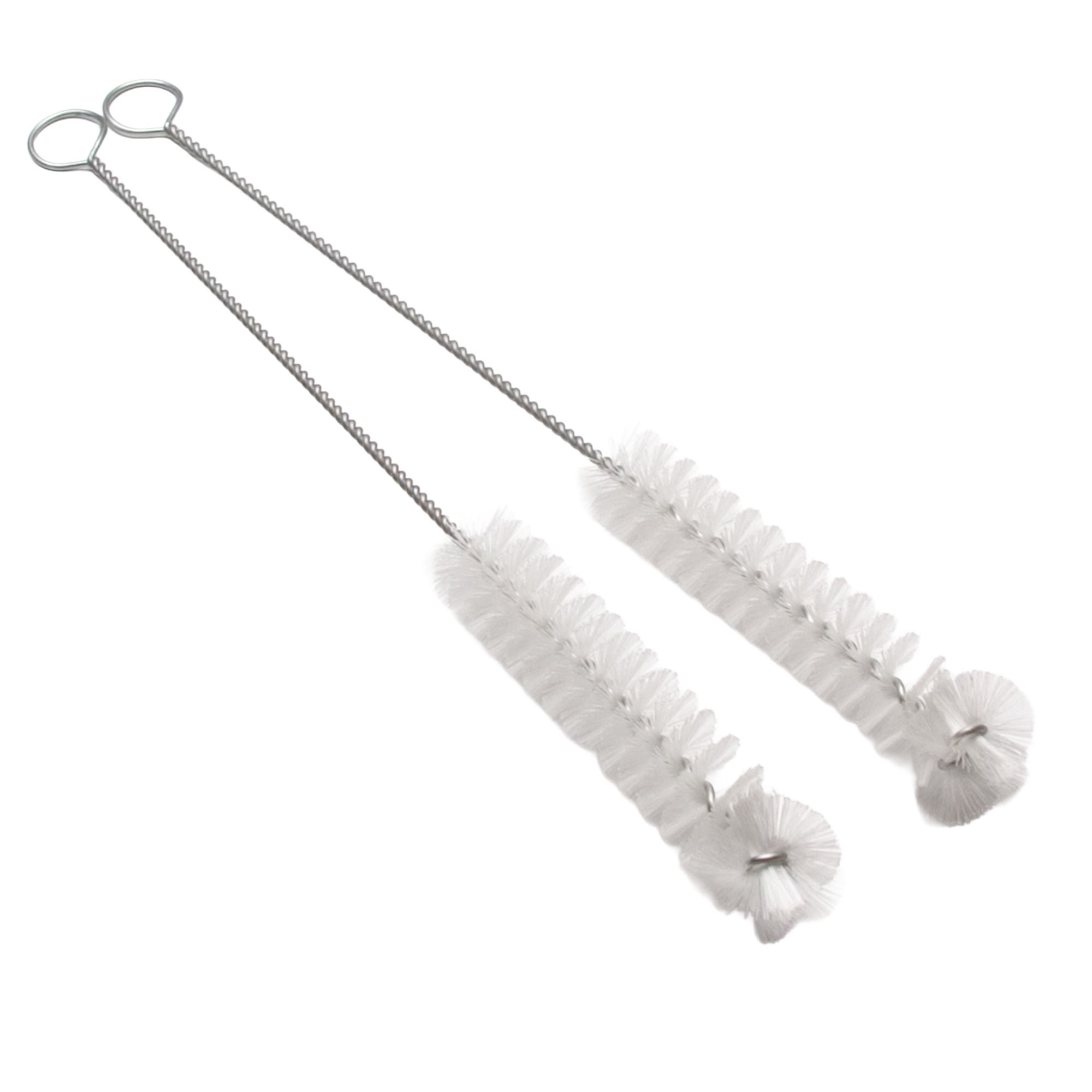 Graham-Field - 3404 Grafco® Test Tube Brush 9 Inch L, 3/4 X 3-1/2 Inch, Firm White Nylon Bristle, with Radial Tufted end