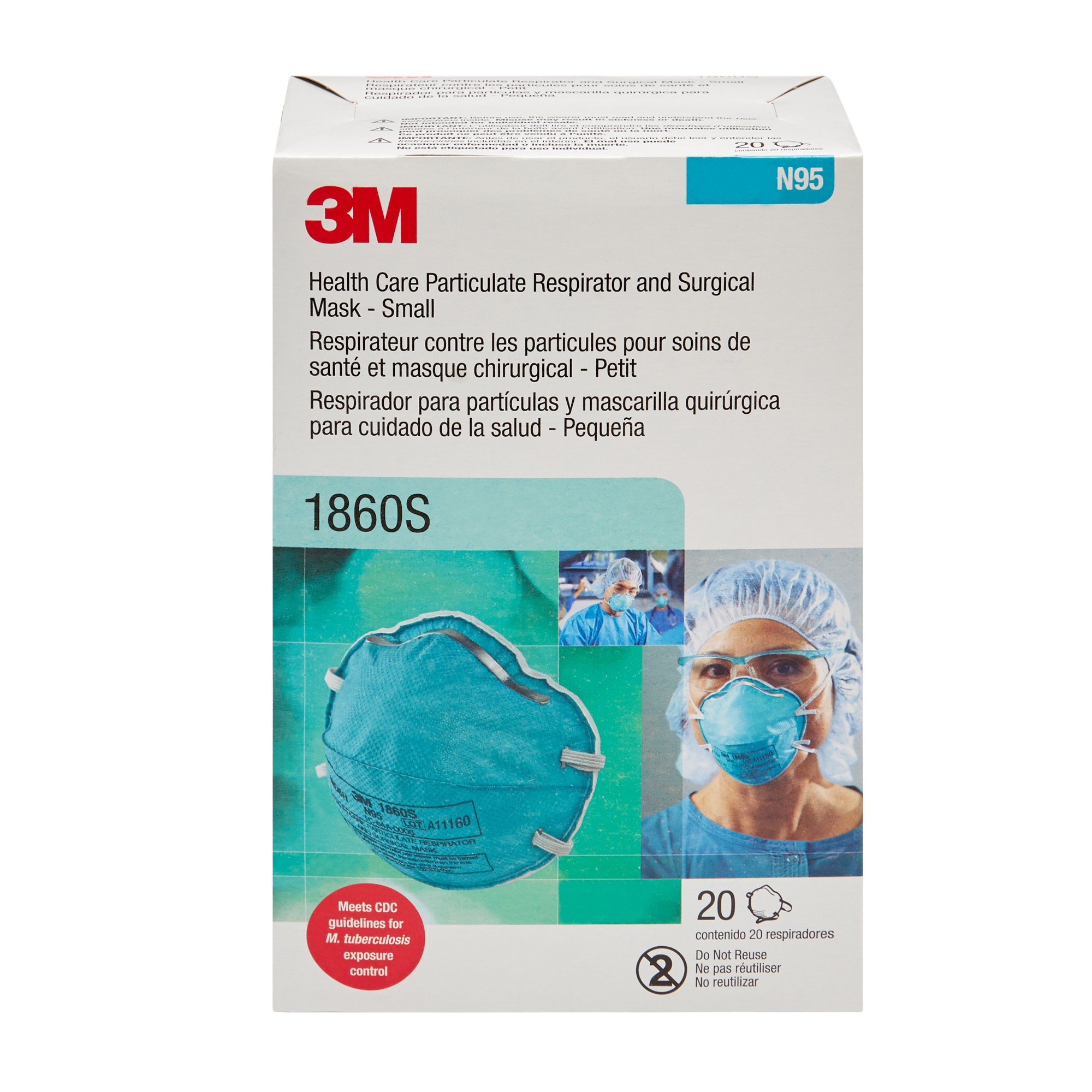3M Company - 1860S 3M Particulate Respirator and Surgical Mask