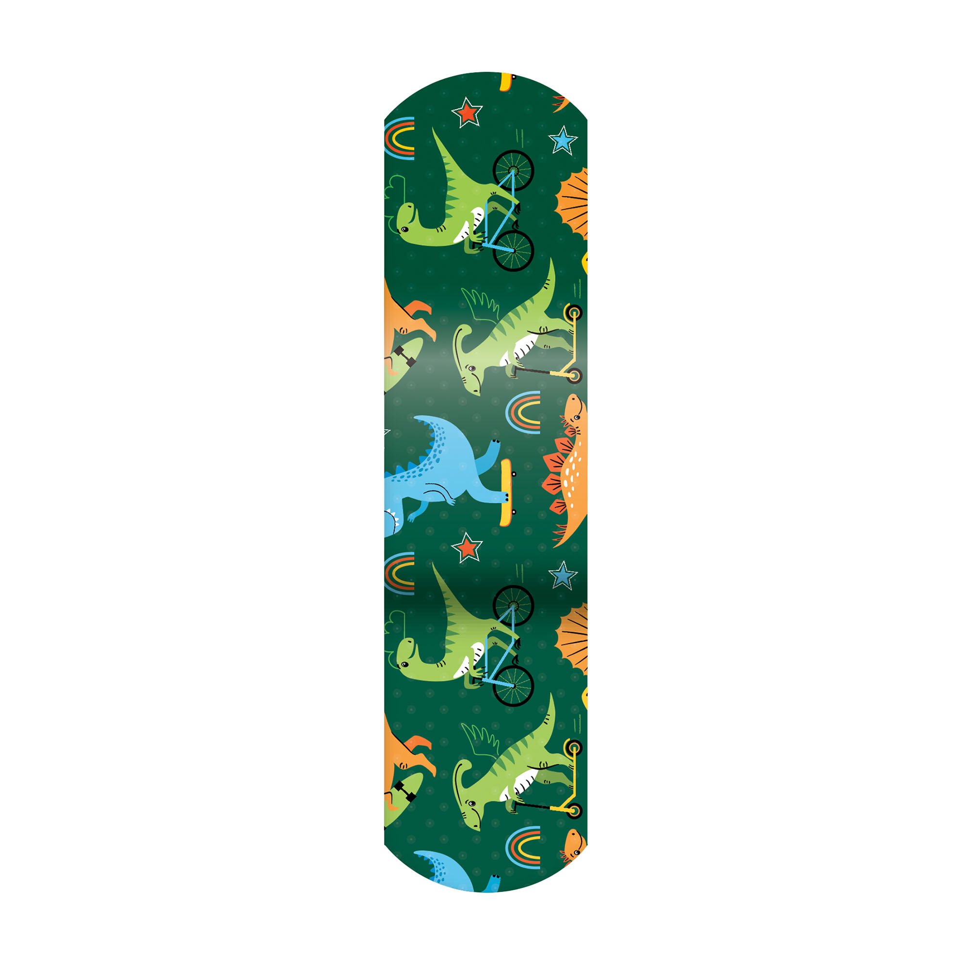 Dukal - 15601 American® White Cross Stat Strip® Kid Design Herbie the Dinosaur Adhesive Strip