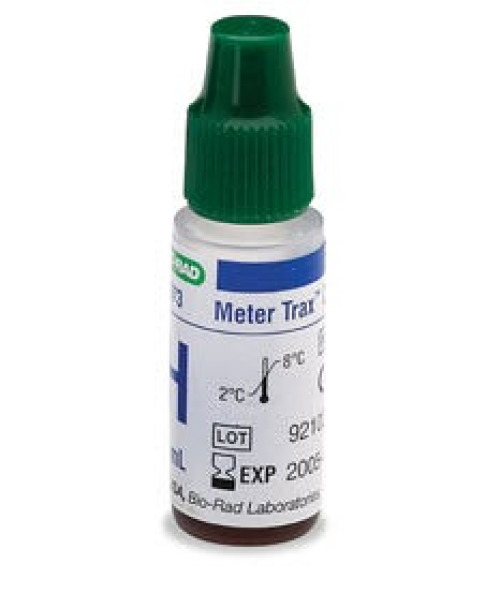 Bio-Rad Laboratories - 973 Control Meter Trax™ Blood Glucose / Hemoglobin / Hematocrit Testing High Level 6 X 2 mL