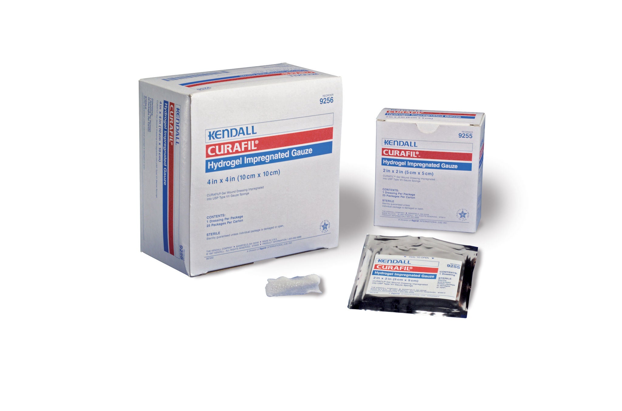 Cardinal - 9255 Hydrogel Wound Dressing Kendall™ Impregnated 2 X 2 Inch Sterile