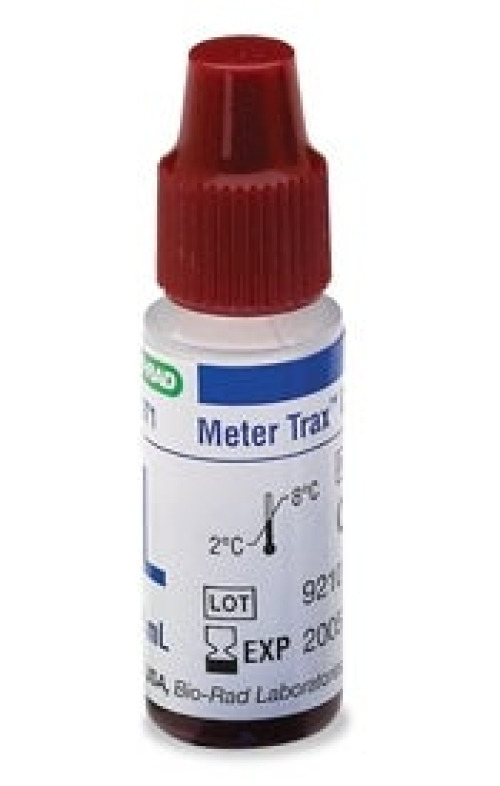 Bio-Rad Laboratories - 971 Control Meter Trax™ Blood Glucose / Hemoglobin / Hematocrit Testing Low Level 6 X 2 mL