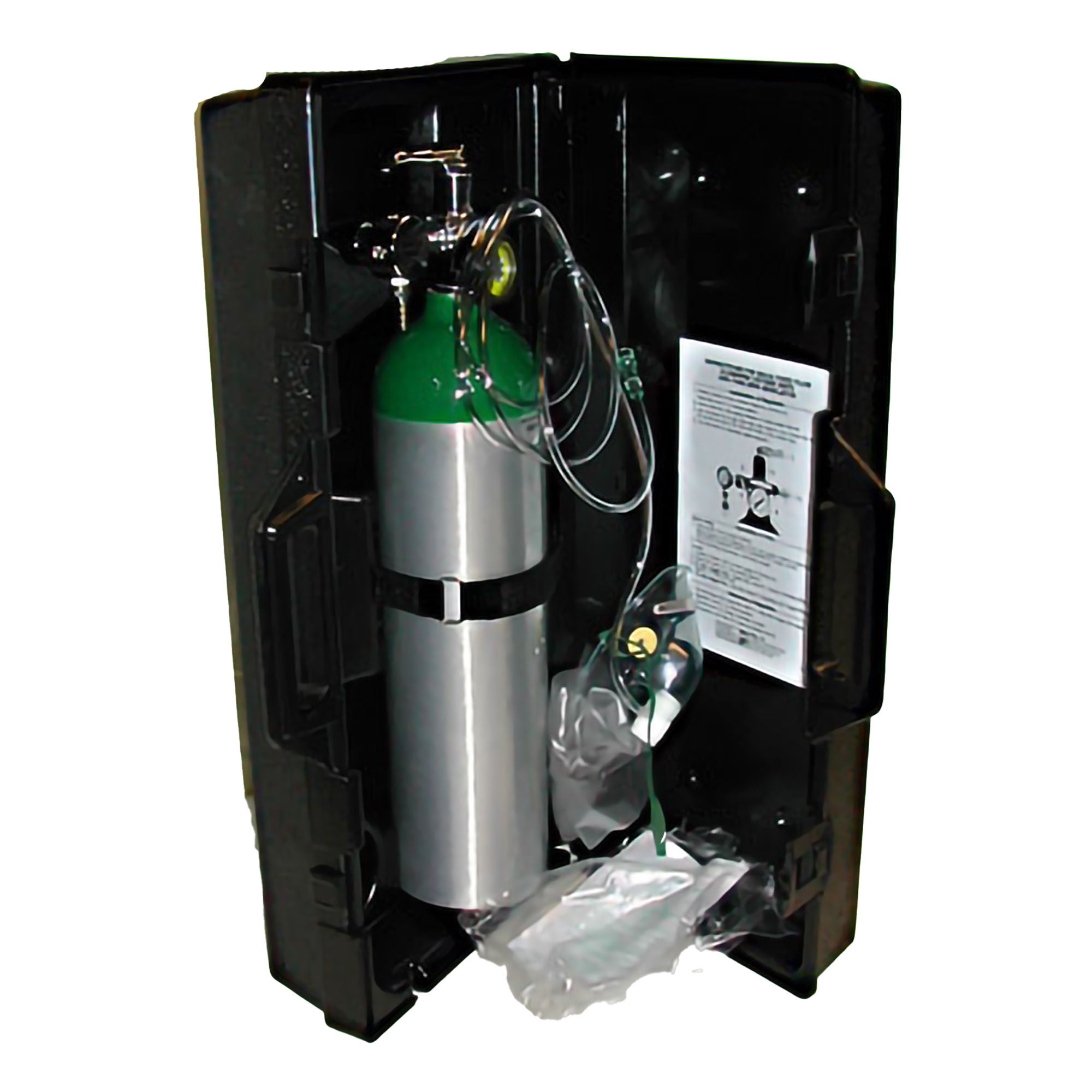 Mada Medical Products - 1501 Emergency Oxygen Kit in Case (Filled) Mada Medical Size D Aluminum