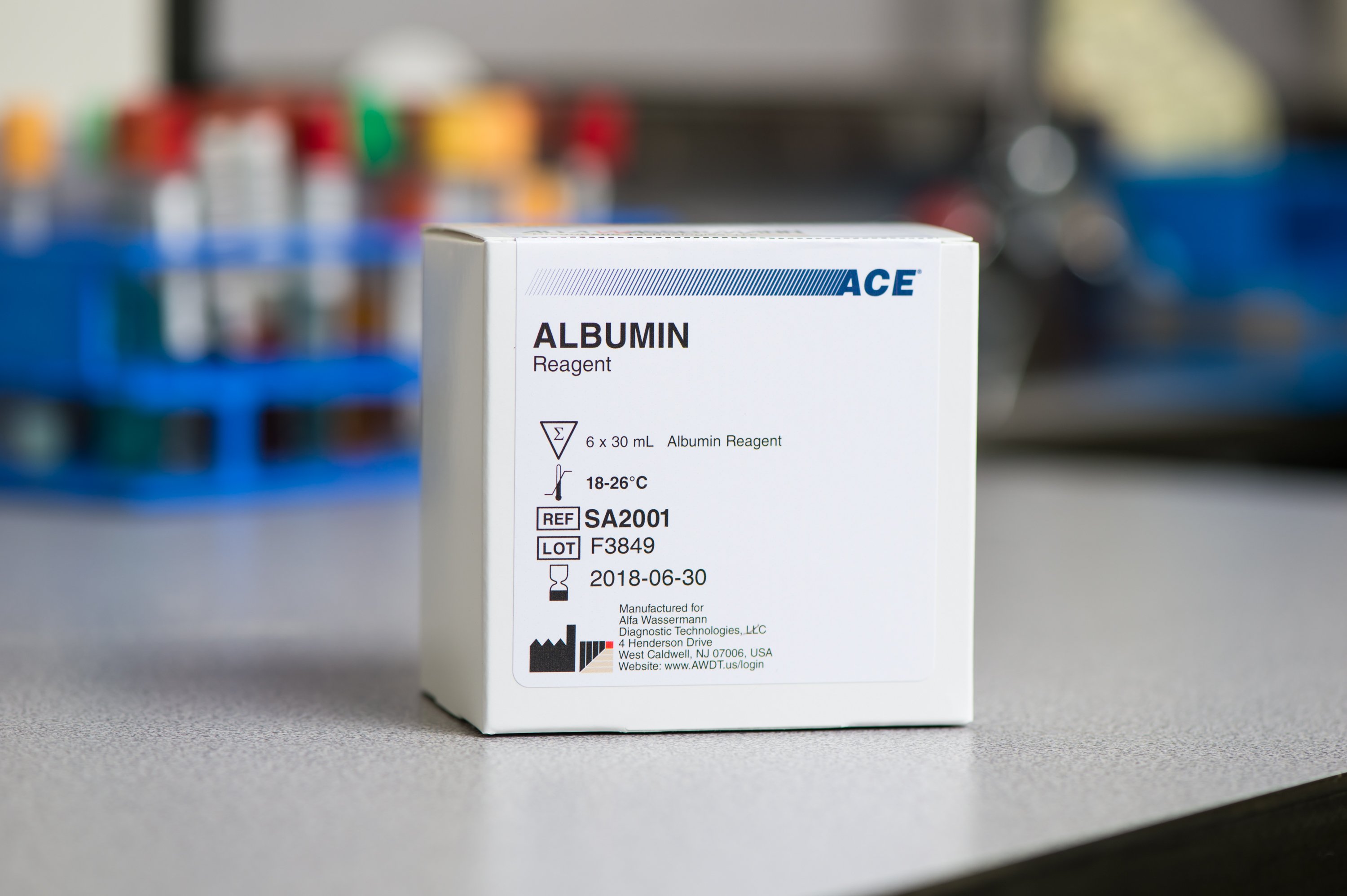 Alfa Wassermann SA2001 - Ace® General Chemistry Reagent for Albumin test - 1/Kit