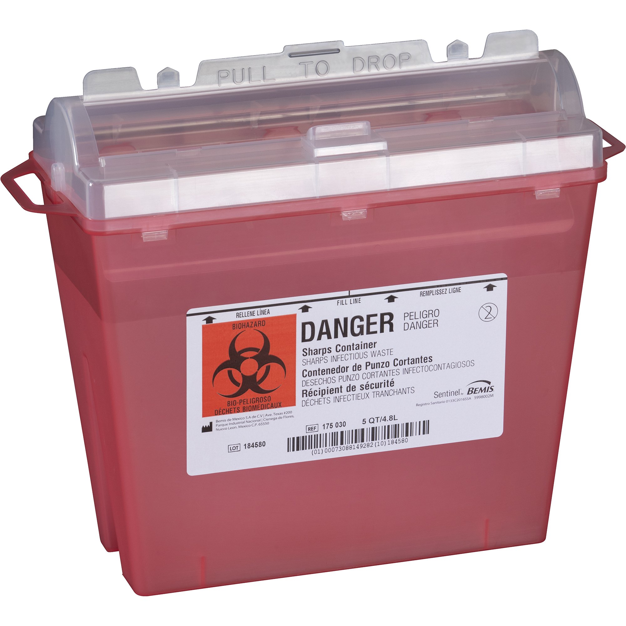 Bemis Healthcare - 175 030 Bemis™ Sentinel Multi-purpose Sharps Container