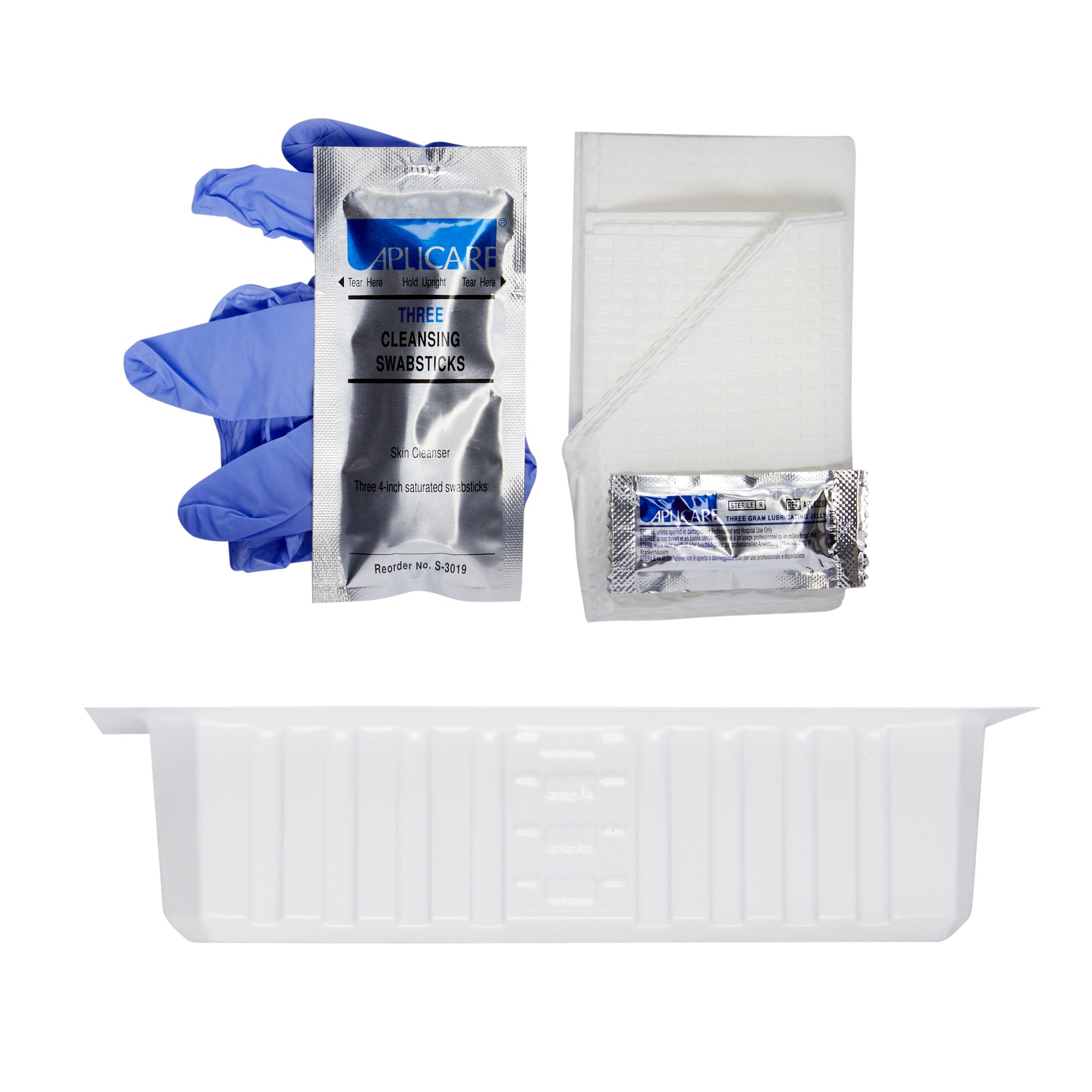 Cardinal 76020 - Dover™ Universal Indwelling Catheter Tray, 30cc Syringe, BZK - 1/Each, 20/Case