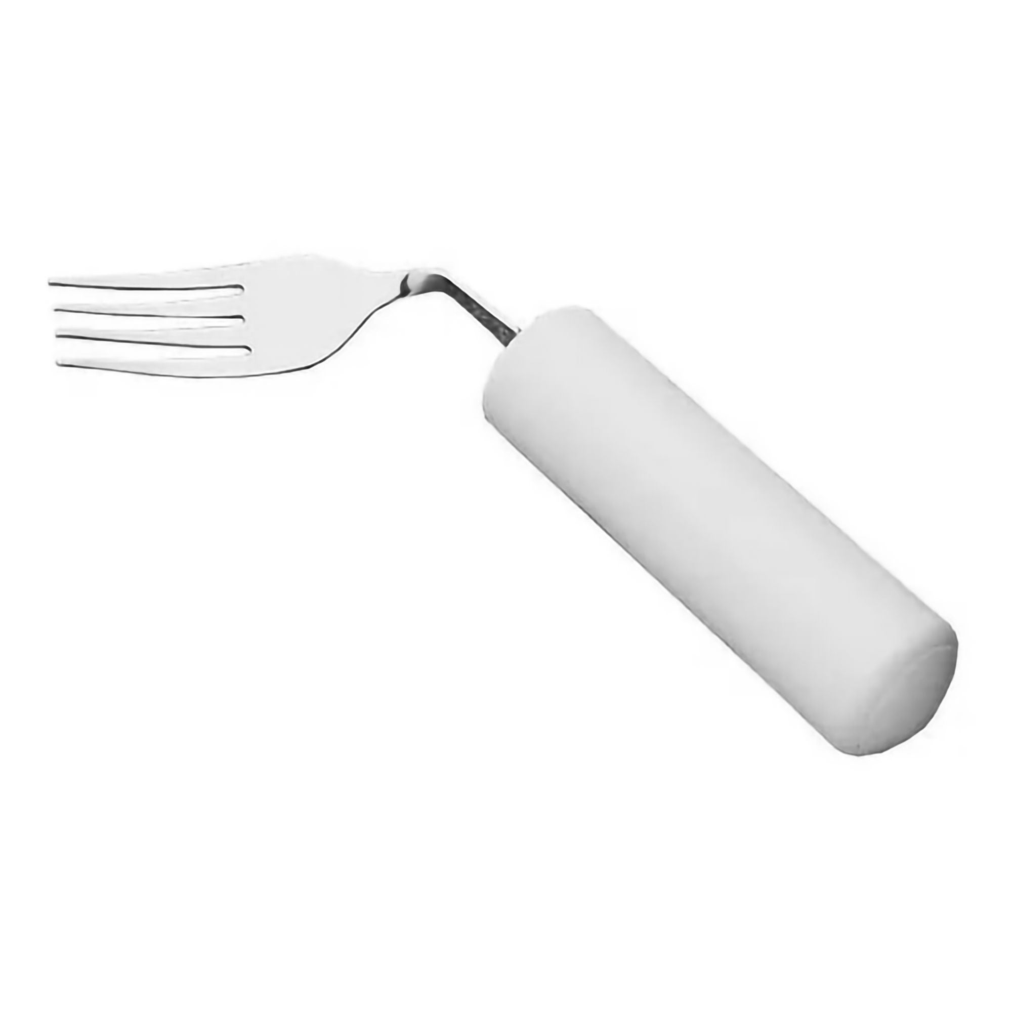 Performance Health - 081305895 Fork Queens Angled / Right Handed White Stainless Steel