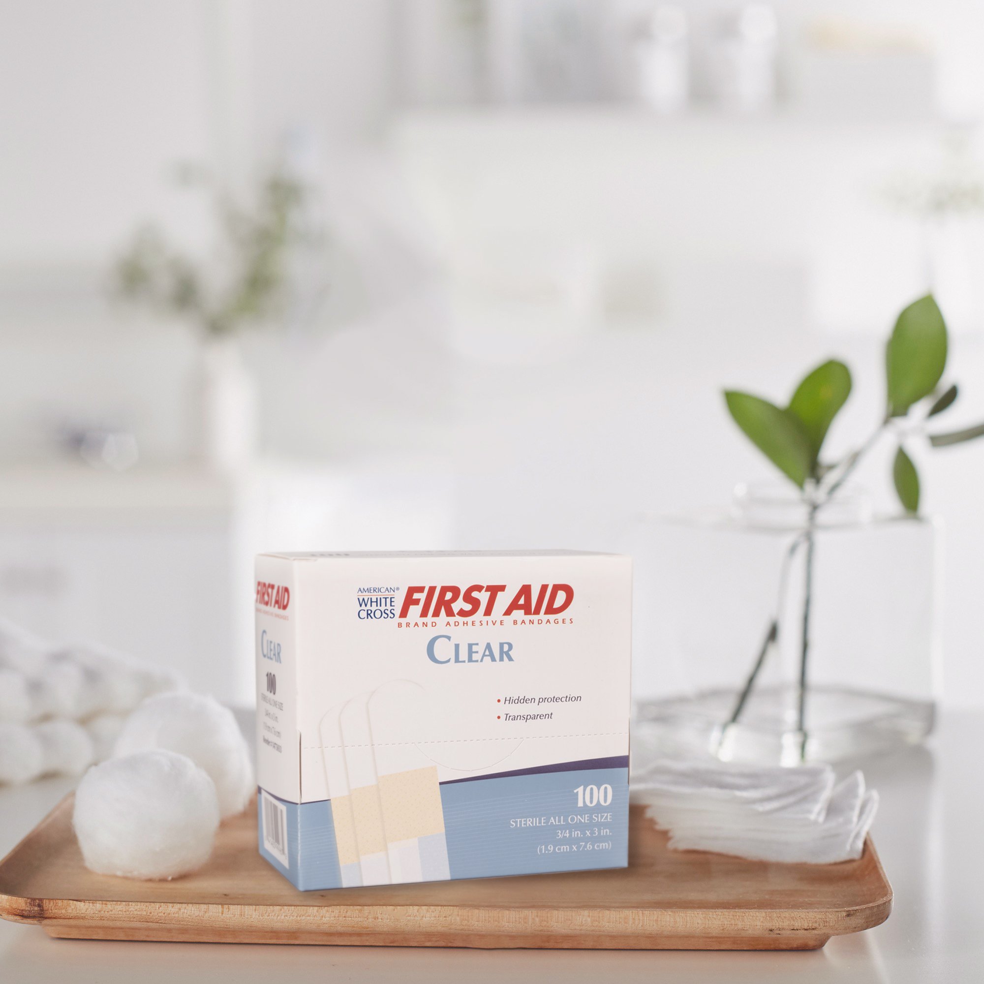 Dukal - 1475033 American® White Cross First Aid® Clear Adhesive Strip