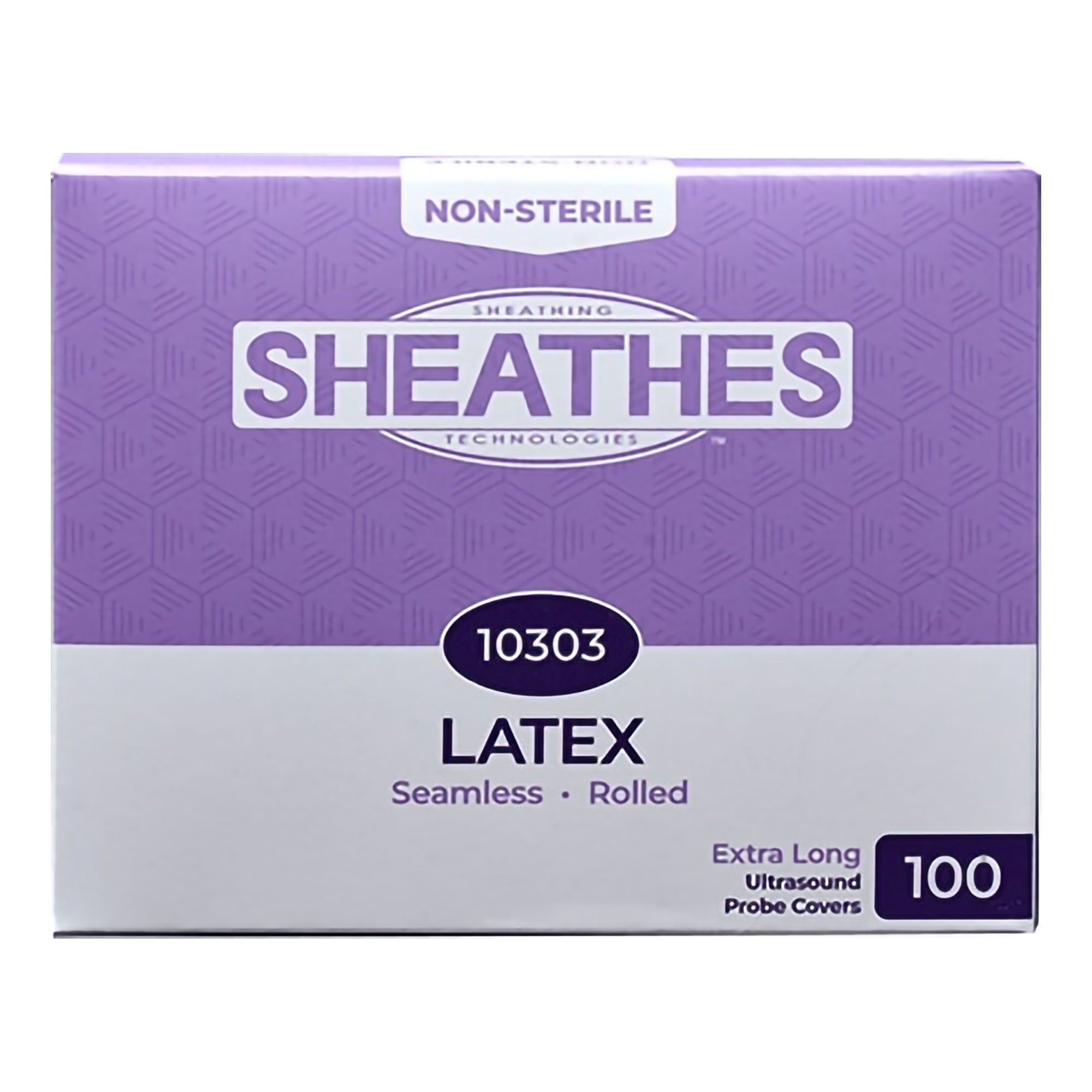 Sheathing Technologies - 10303 Ultrasound Probe Cover Sheathes™ 1-9/50 X 11-4/5 Inch Latex NonSterile Rolled