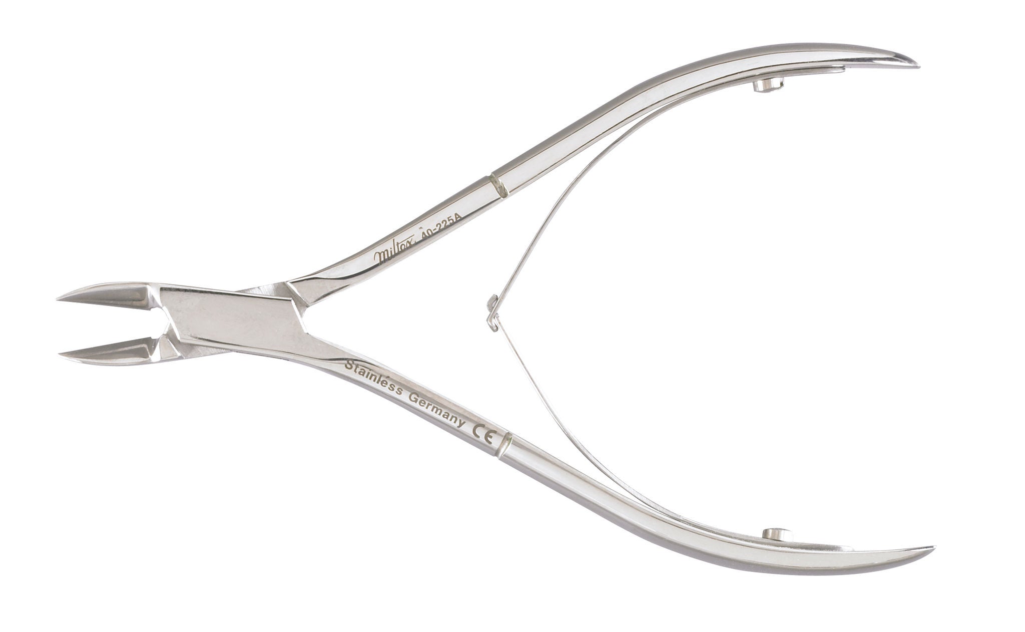 Integra Lifesciences - 40-225A Nail Splitter Straight Jaws 4-1/2 Inch Length German Stainless Steel