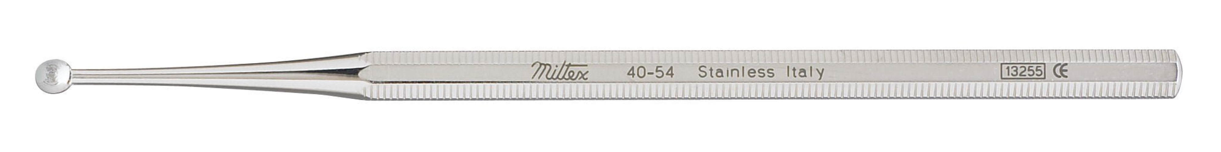 Integra Lifesciences - 40-54 Dermal Curette Miltex® Verucca 5 Inch Length Solid Octagonal Handle 4 mm Tip Straight Round Cup Tip