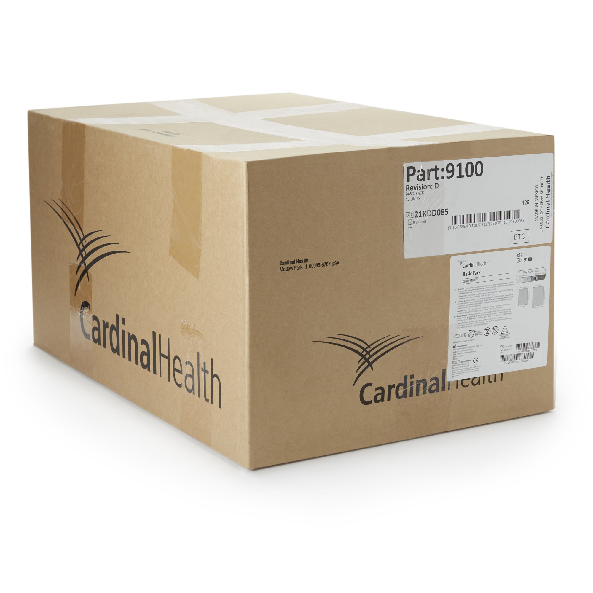 Cardinal 9100 - Convertors® Tiburon® General Purpose Drape Pack - 1/Each, 12/Case