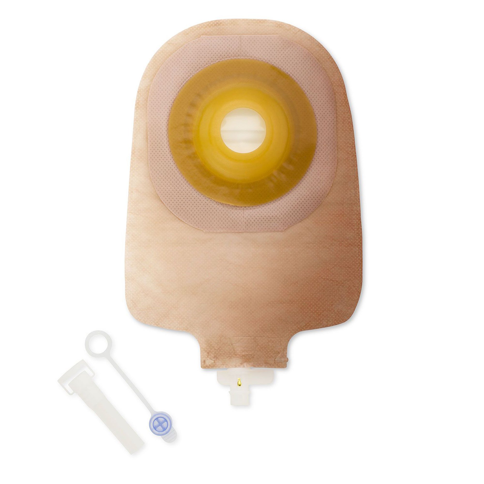 Hollister 8482 - Premier™ 8482 One-Piece Transparent Urostomy Pouch, Pre-cut to Fit 19 mm Stomas - 5/Box