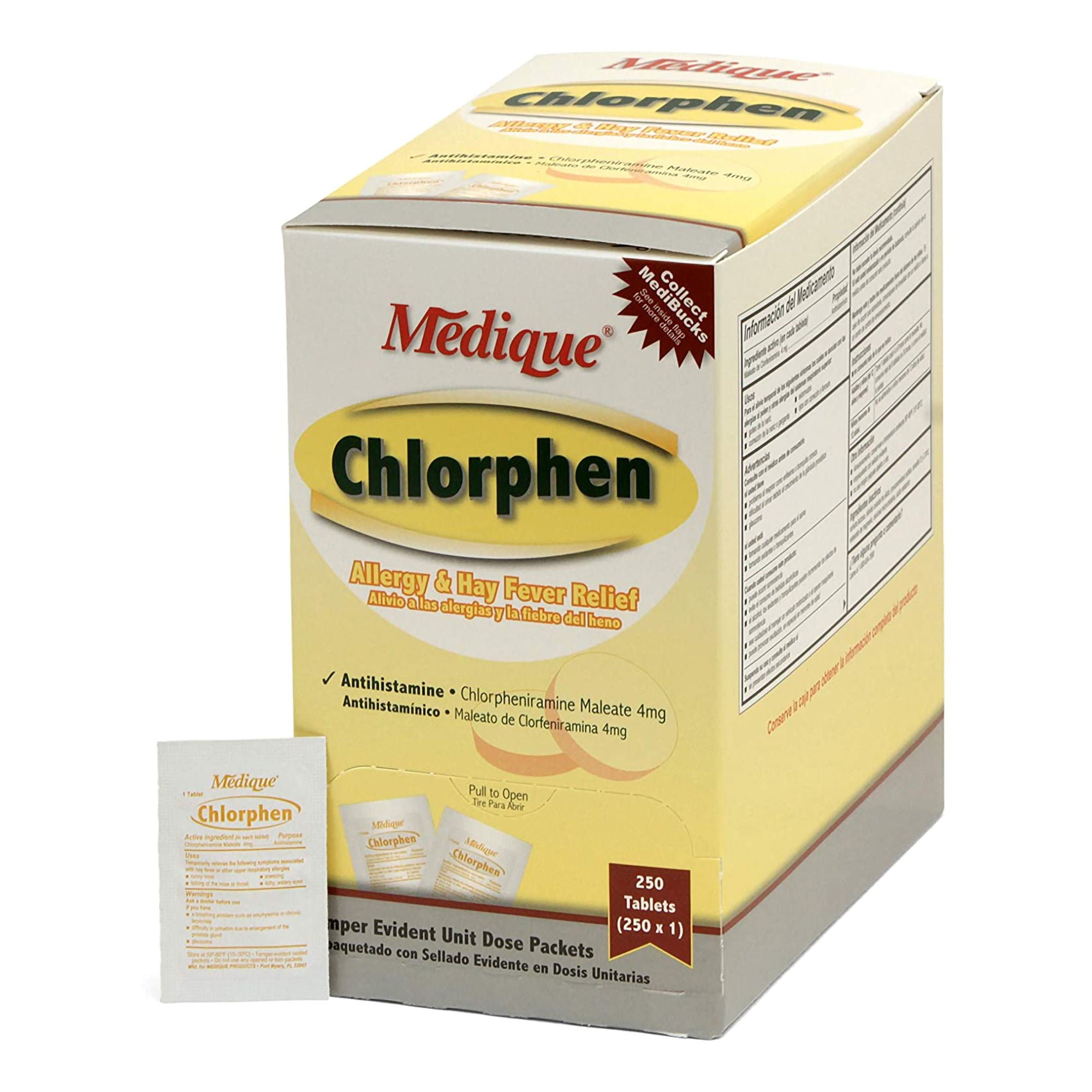 Medique Products - 24148 Chlorphen Chlorpheniramine Maleate Allergy Relief