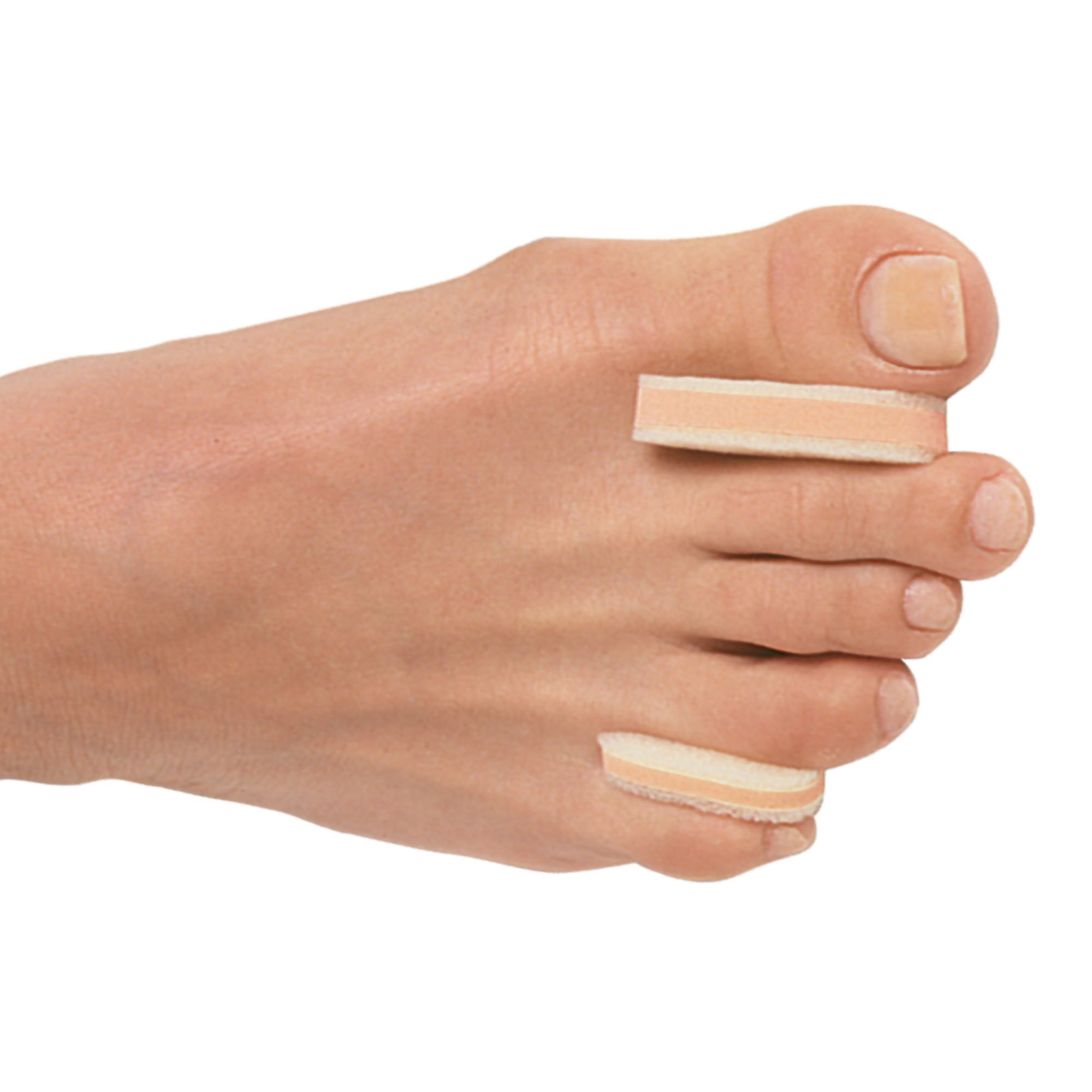 Pedifix 8130-M - Three-Layer Toe Separators™ Toe Spacer, Medium - 12/Pack