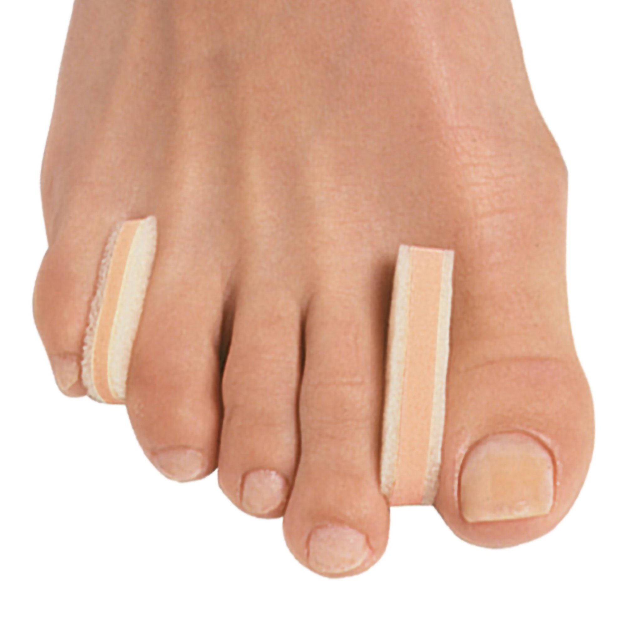 Pedifix 8130-M - Three-Layer Toe Separators™ Toe Spacer, Medium - 12/Pack