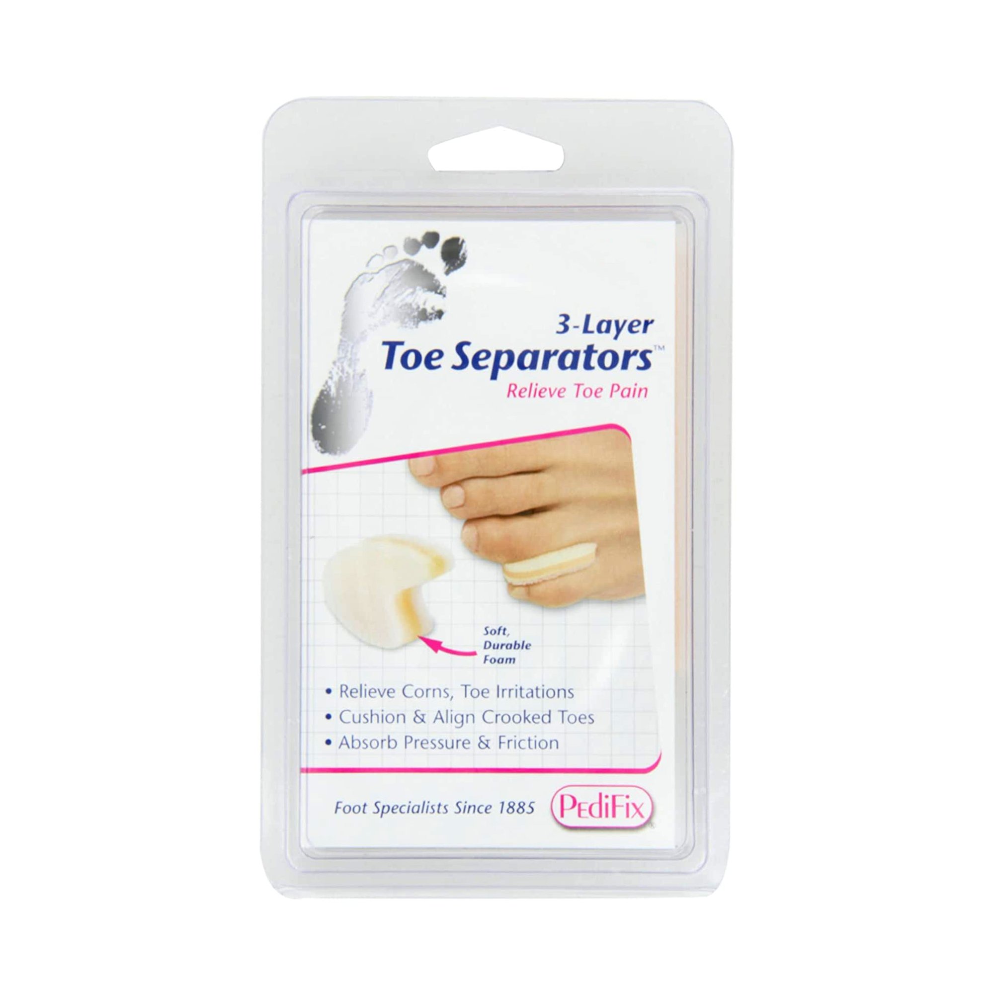 Pedifix 8130-S - Toe Separators™ Toe Spacer, Small - 12/Pack