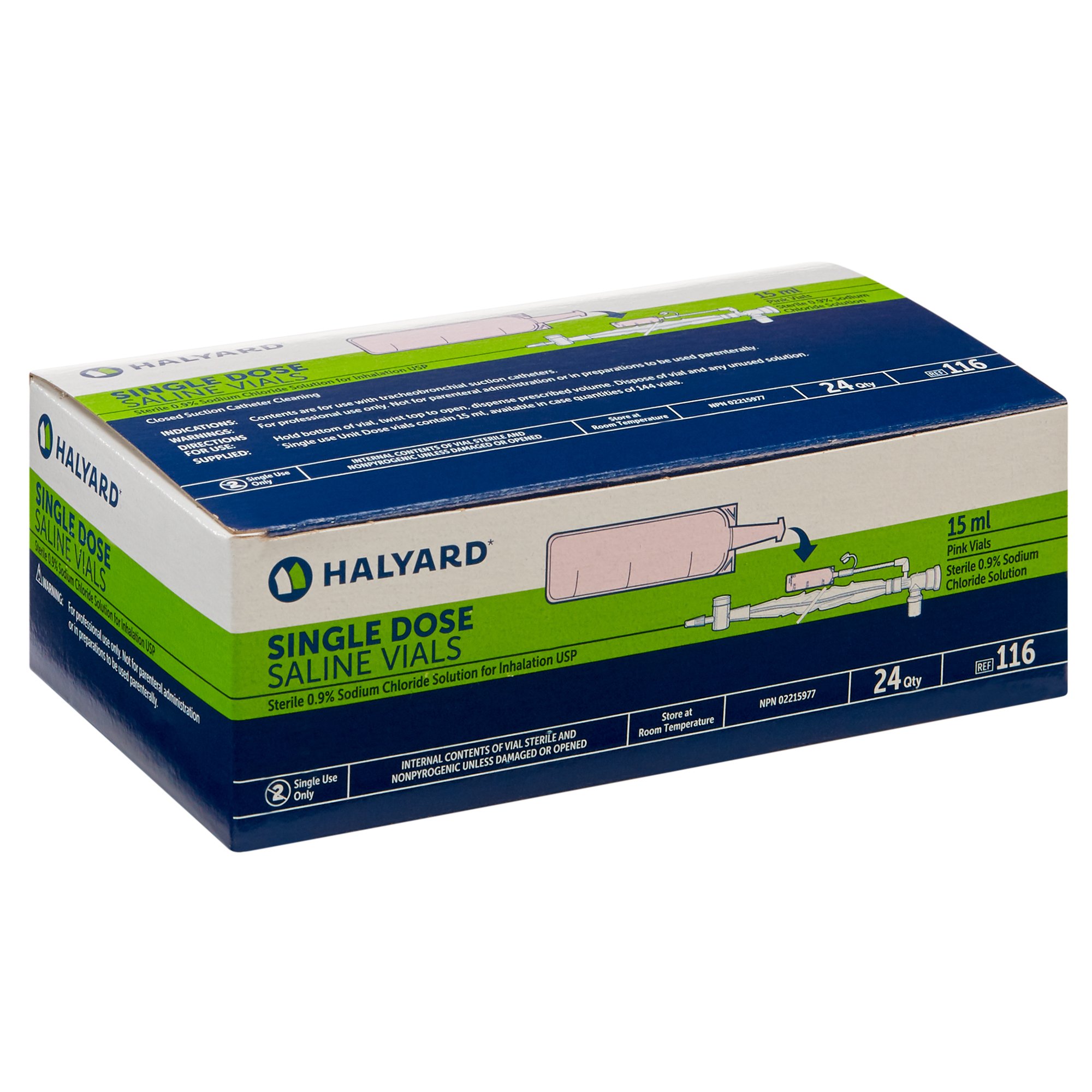 Sun Med - 116 Halyard Sodium Chloride Respiratory Therapy Solution