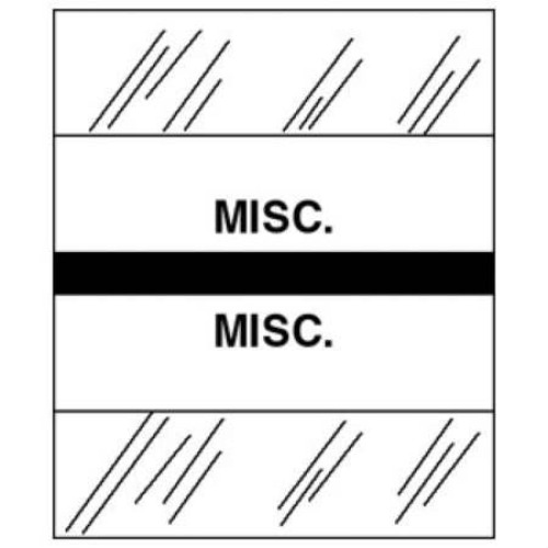Tabbies - 54533 Index Tab 1/2 X 1-1/4 Inch Misc