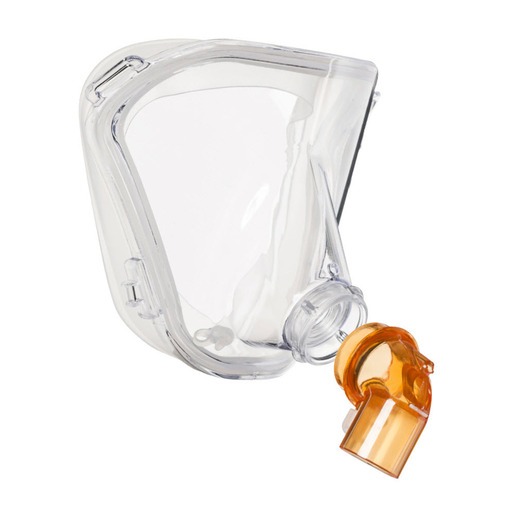 Pulmodyne 313-9554 - BiTrac® MaxShield Select™ Adult NIV Face Mask, Anti-Asphyxia with Leak Elbow, Small - Box/10