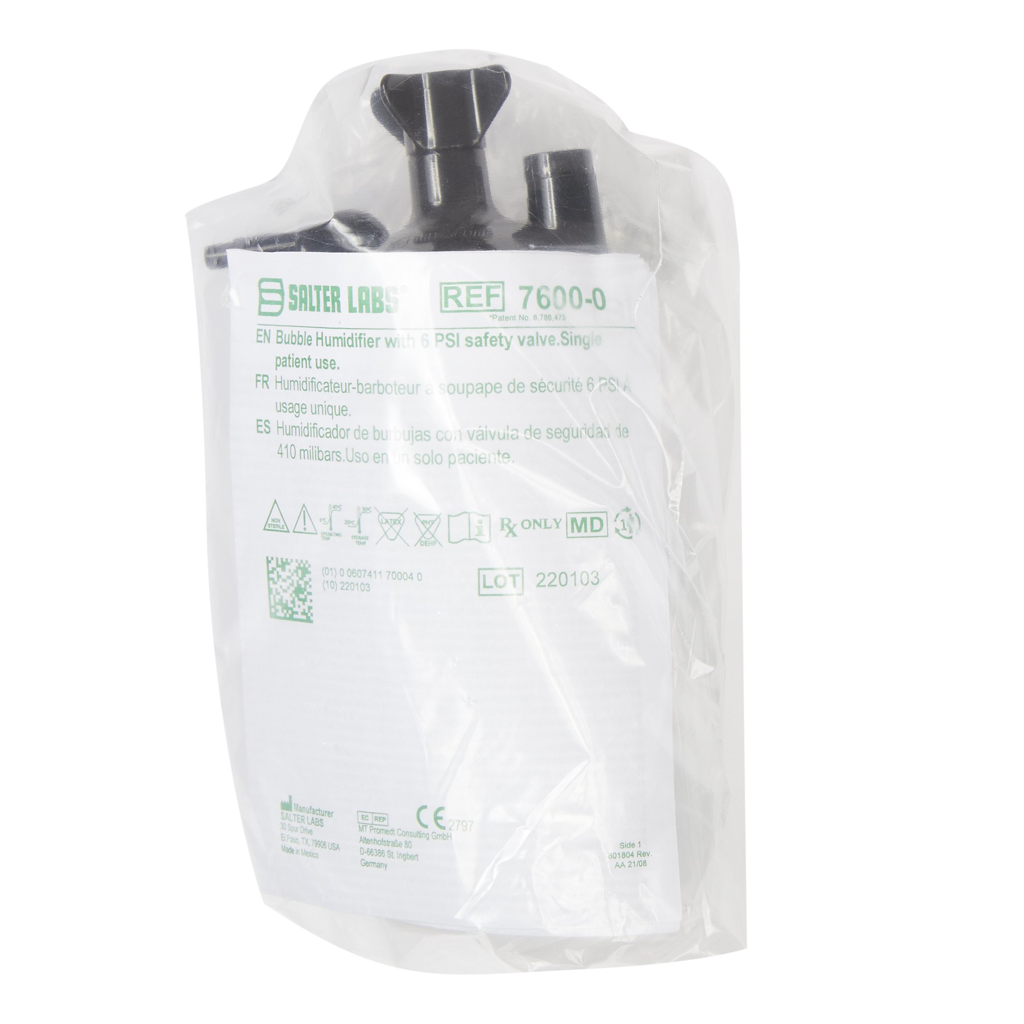 Sun Med - 7600-0-50 Salter Labs® Bubble Humidifier